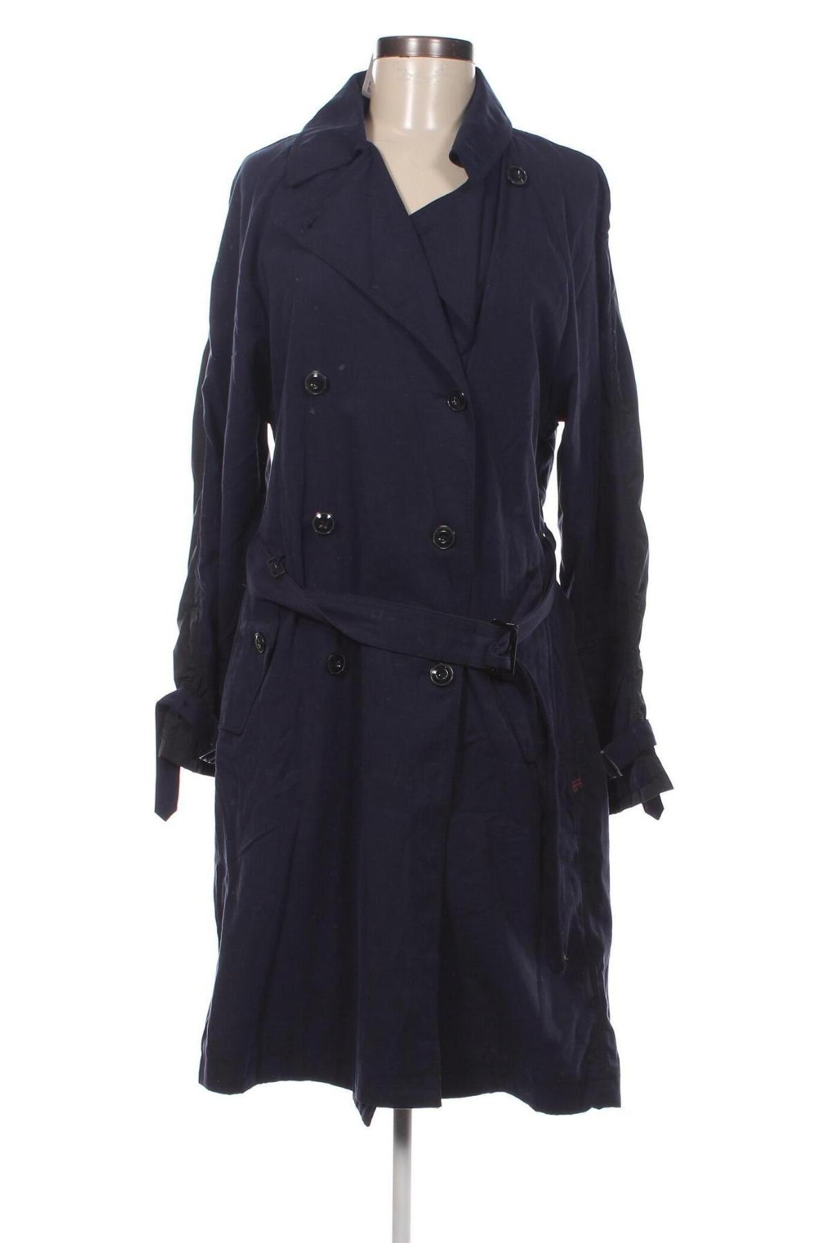 Damen Trenchcoat G-Star Raw, Größe L, Farbe Blau, Preis 127,58 €
