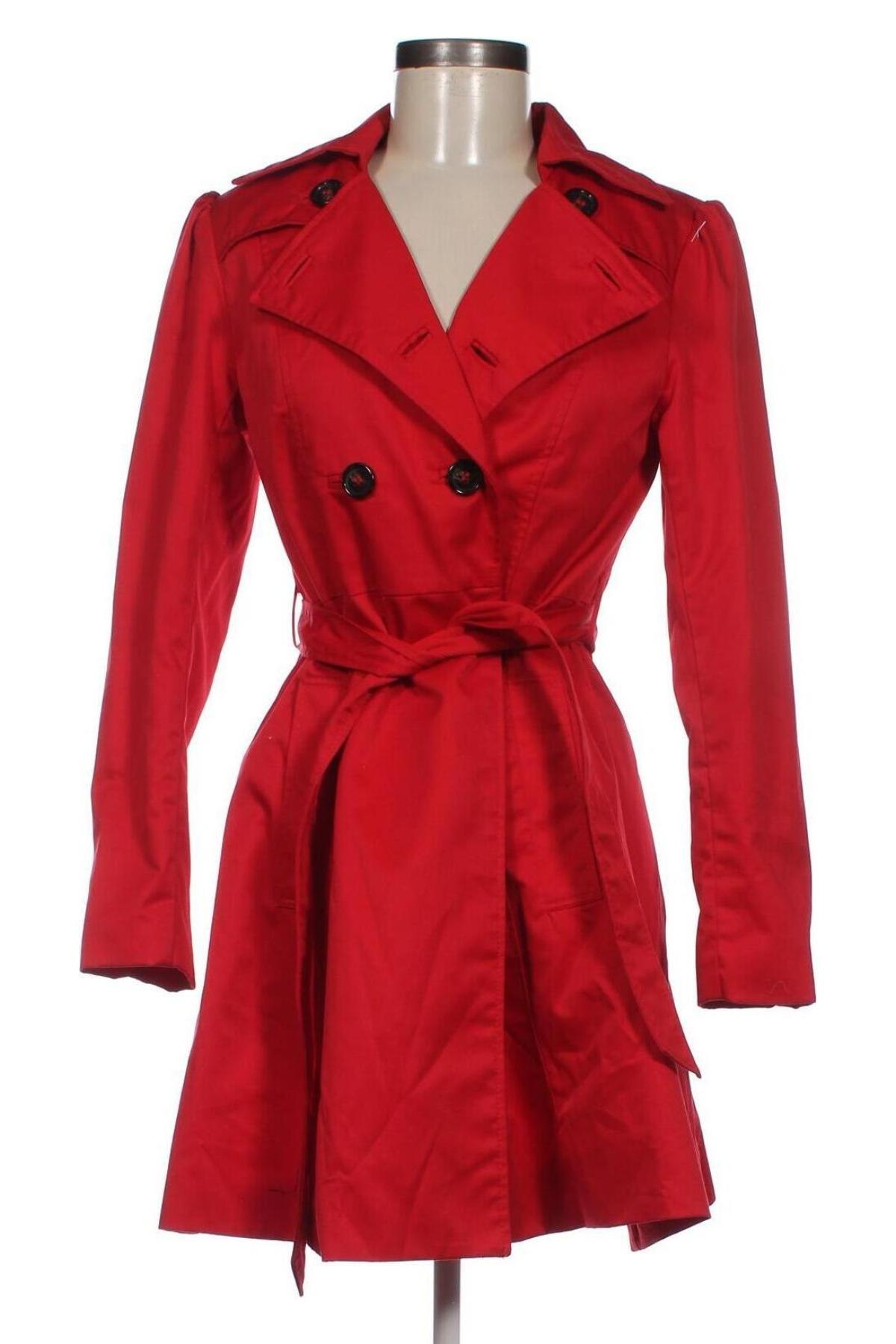 Damen Trench Coat H&M, Größe S, Farbe Rot, Preis € 26,10