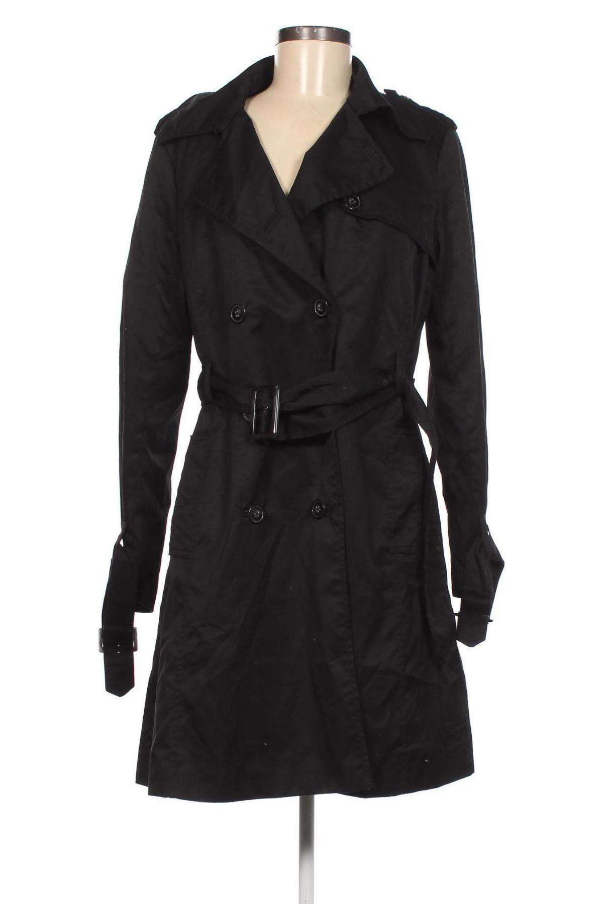 Trench de femei H&M B'B, Mărime XL, Culoare Negru, Preț 123,36 Lei