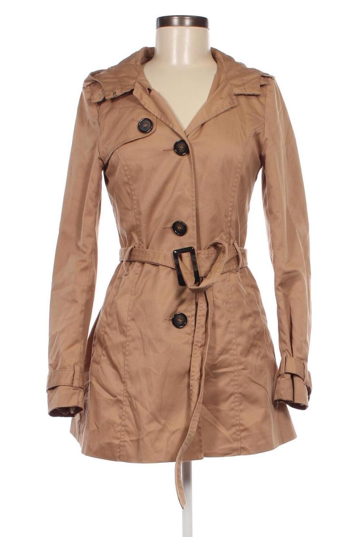 Damen Trench Coat H&M Divided, Größe S, Farbe Beige, Preis € 14,61