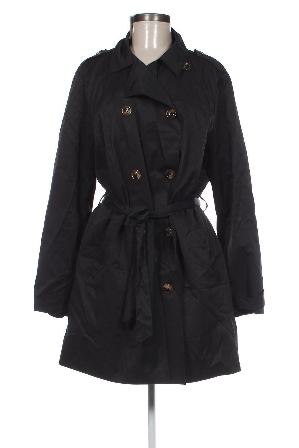 Damen Trench Coat Janina, Größe XL, Farbe Schwarz, Preis € 26,10