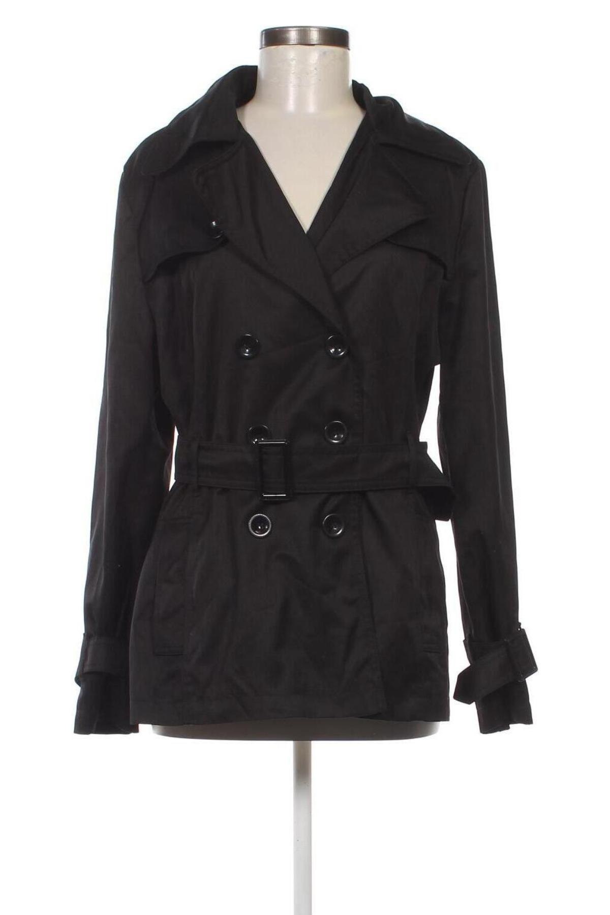 Damen Trench Coat Orsay, Größe S, Farbe Schwarz, Preis € 26,10