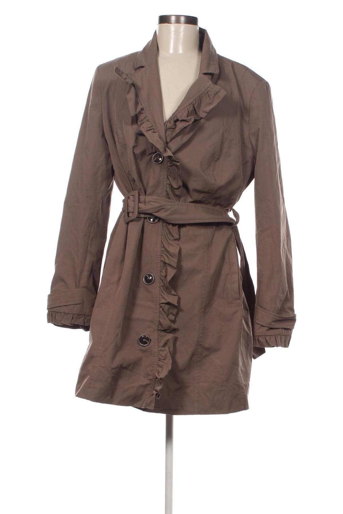 Damen Trenchcoat Promiss, Größe XL, Farbe Braun, Preis 40,19 €