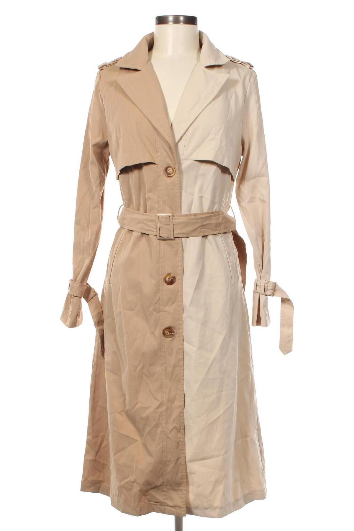 Dámsky prechodný kabát  SHEIN, Veľkosť S, Farba Béžová, Cena  21,27 €