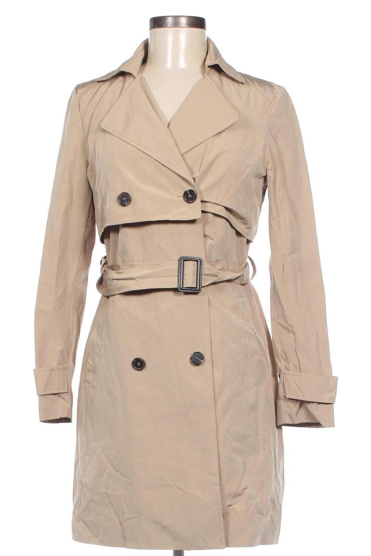 Damen Trench Coat Zara, Größe XS, Farbe Beige, Preis € 38,49