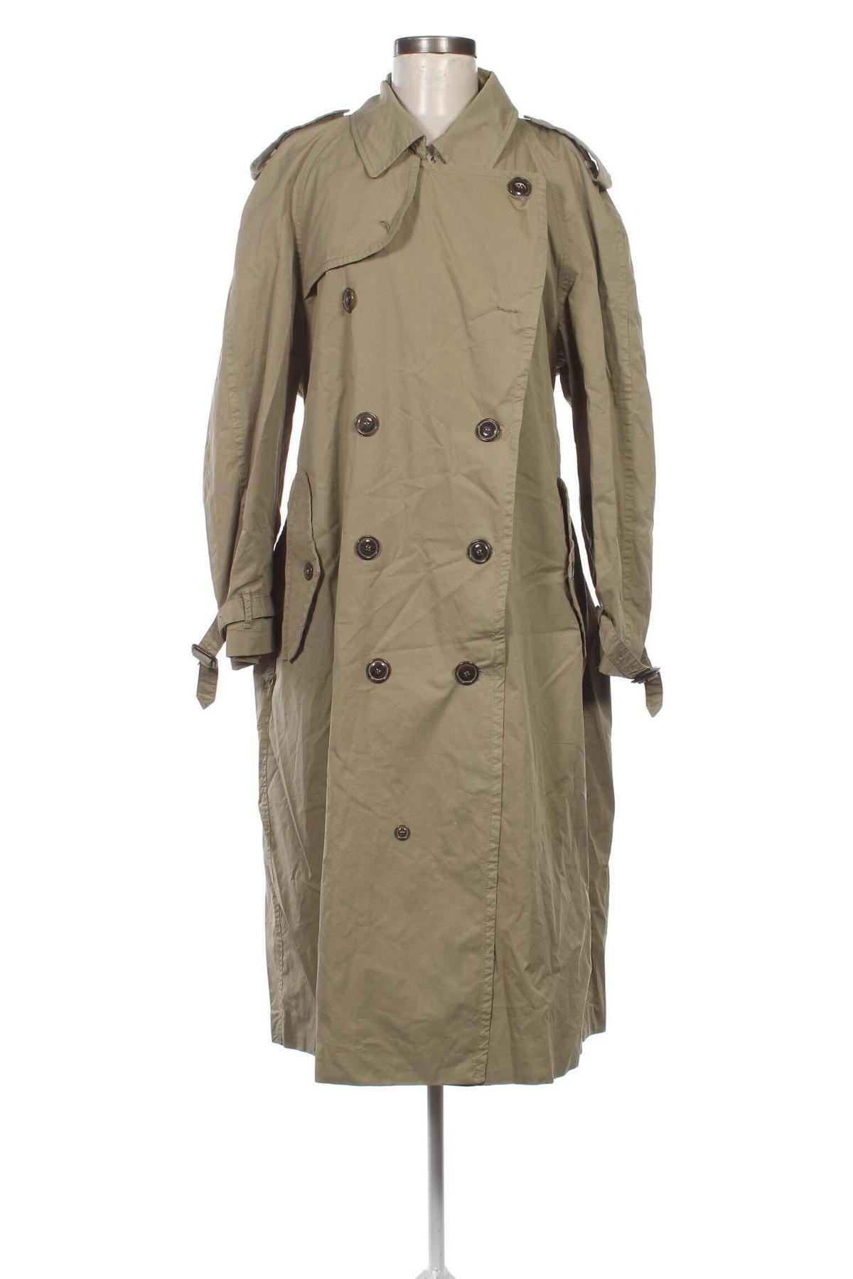 Damen Trenchcoat Zara, Größe XS, Farbe Grün, Preis 63,92 €