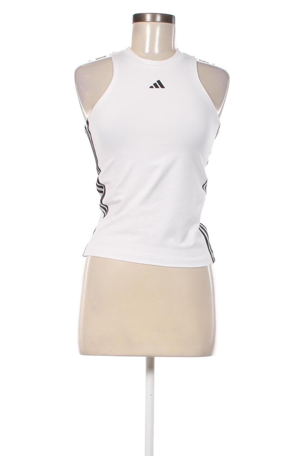 Damen Sporttop Adidas, Größe S, Farbe Weiß, Preis € 17,00