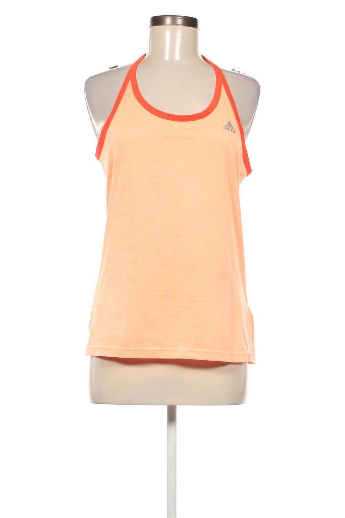 Damen Sporttop Adidas, Größe M, Farbe Orange, Preis € 13,01