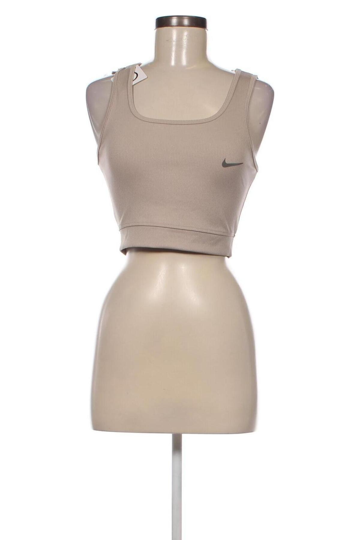 Γυναίκειο αθλητικό τοπ Nike, Μέγεθος XL, Χρώμα  Μπέζ, Τιμή 21,03 €