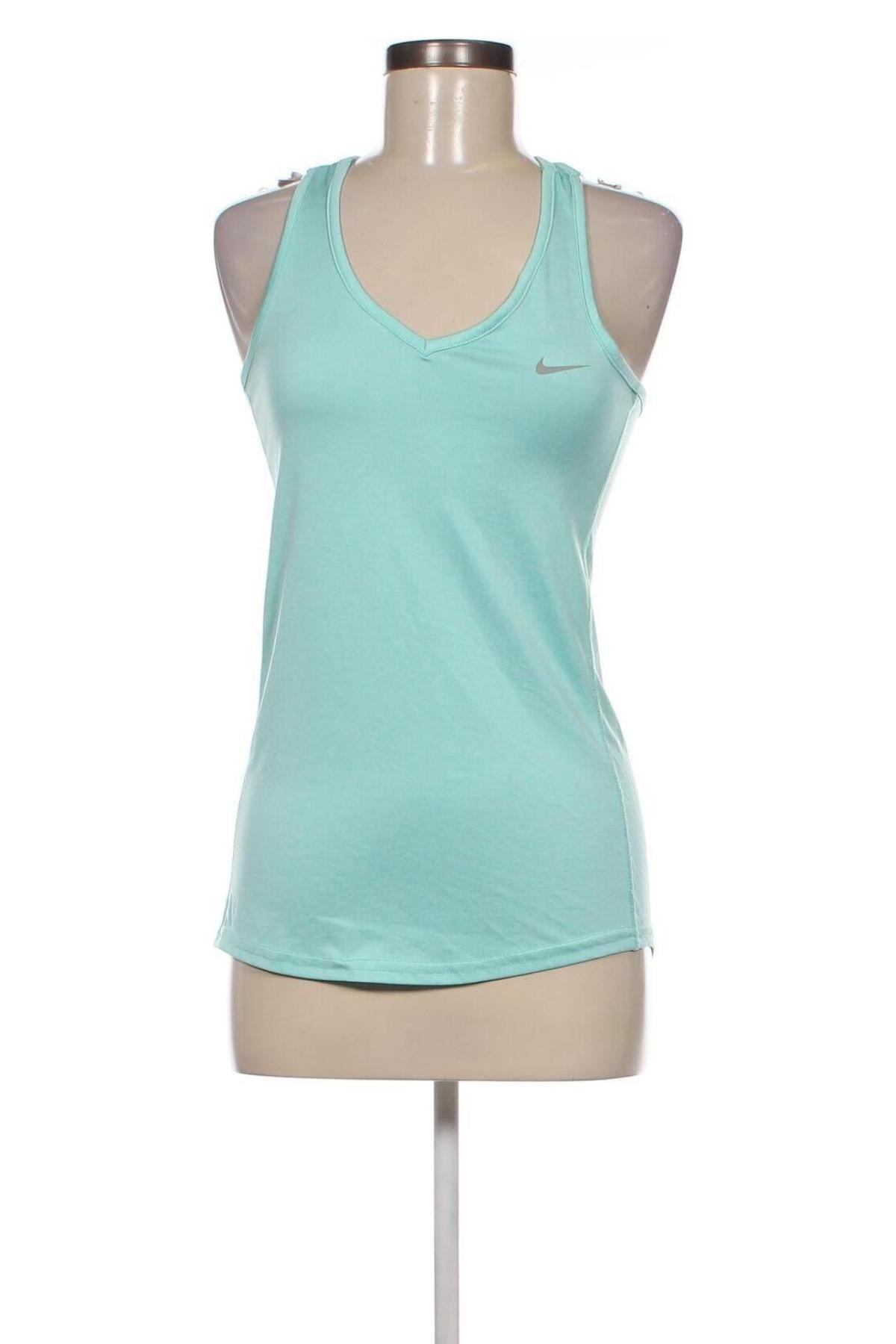 Damen Sporttop Nike, Größe S, Farbe Blau, Preis 20,99 €