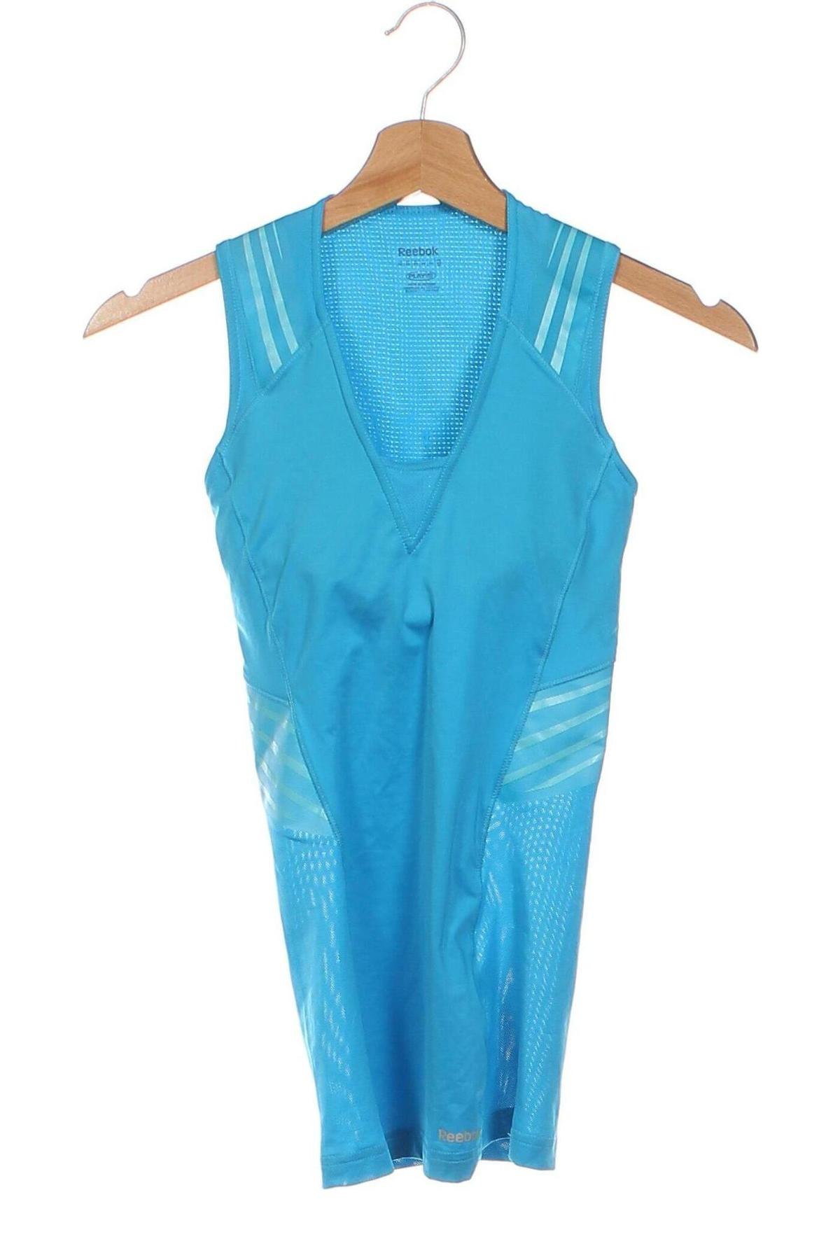 Γυναίκειο αθλητικό τοπ Reebok, Μέγεθος S, Χρώμα Μπλέ, Τιμή 9,39 €