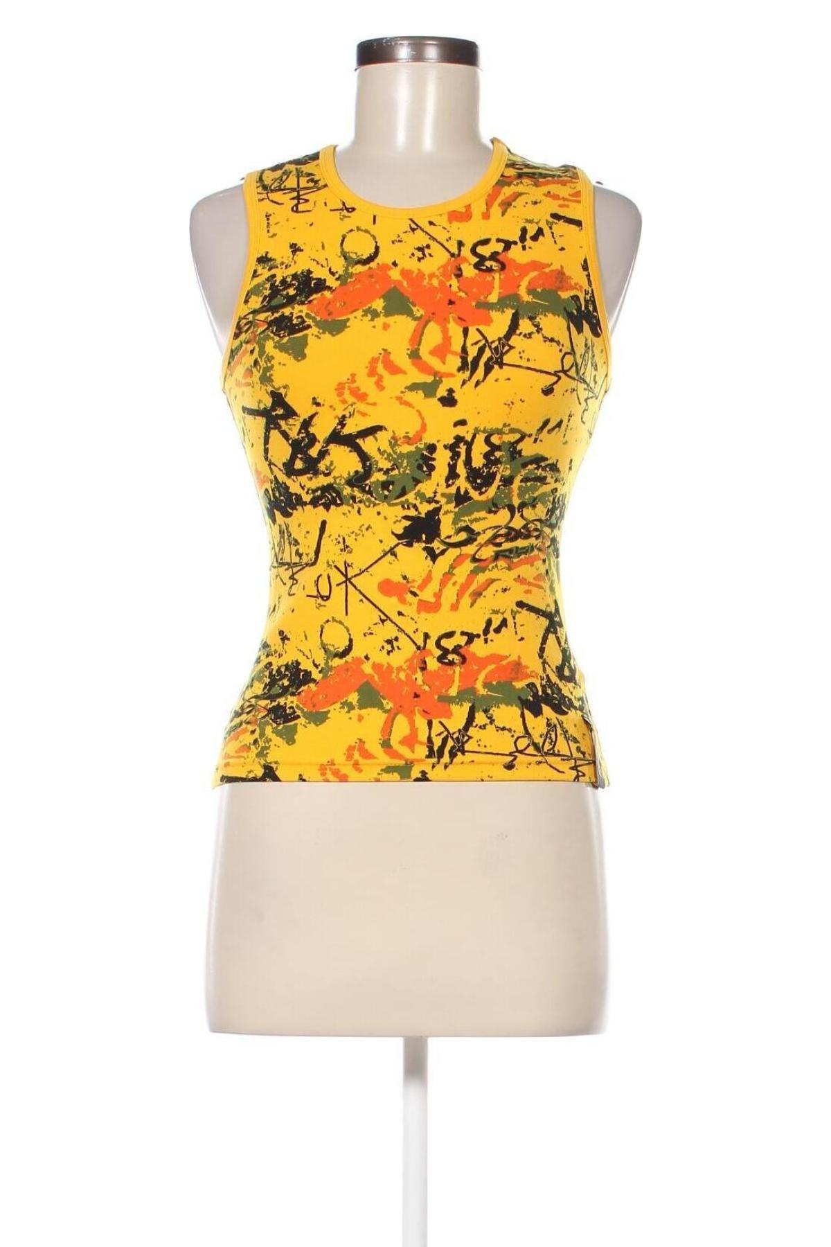 Damen Sporttop Reebok, Größe S, Farbe Gelb, Preis 10,65 €