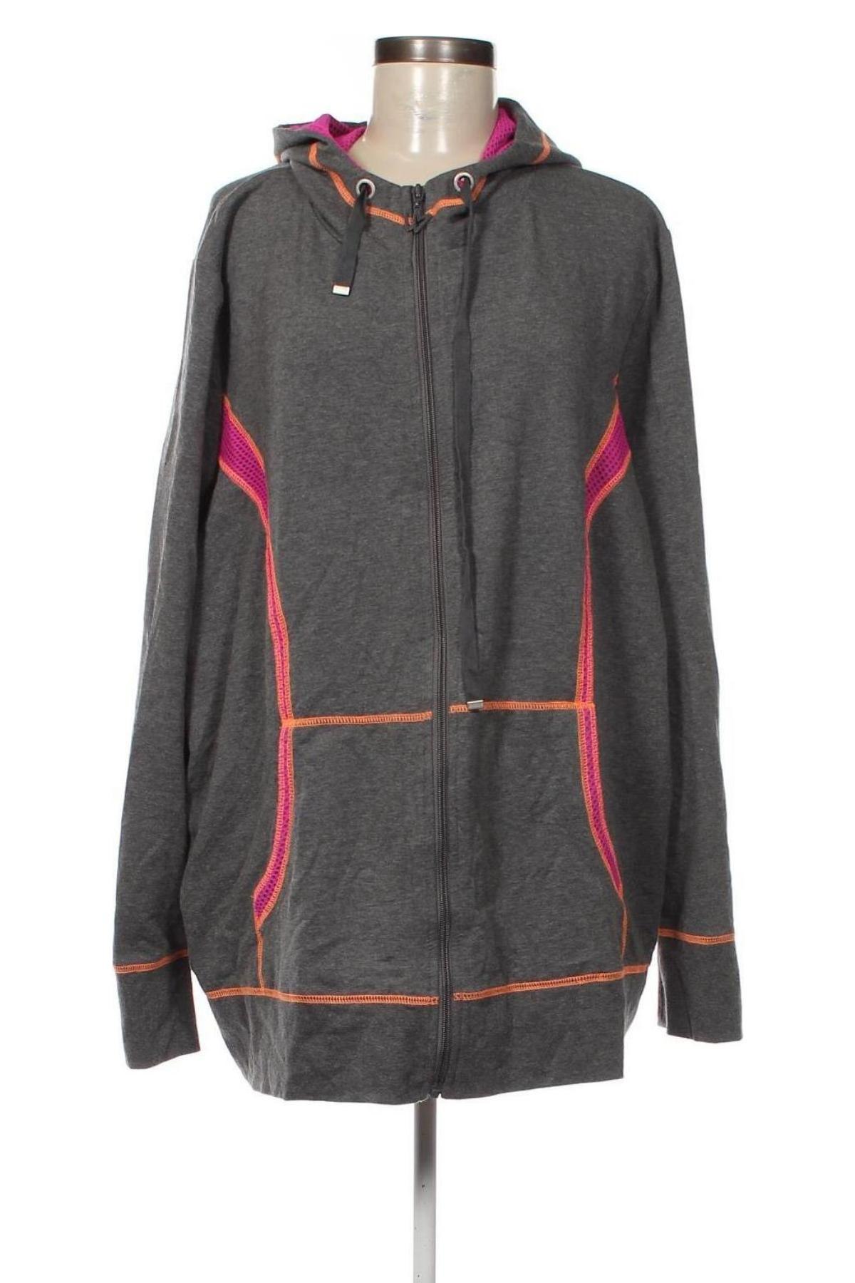 Damen Sweatshirt Active, Größe 3XL, Farbe Grau, Preis 18,16 €