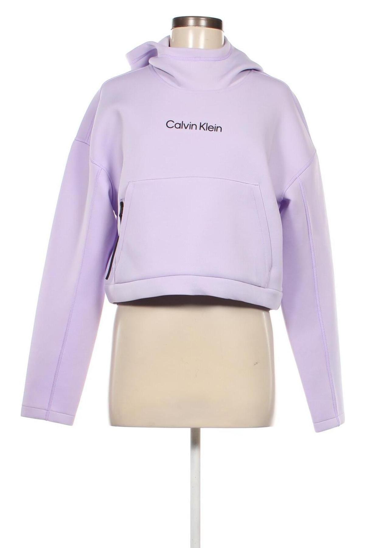 Damen Sweatshirt Calvin Klein, Größe L, Farbe Lila, Preis 48,20 €