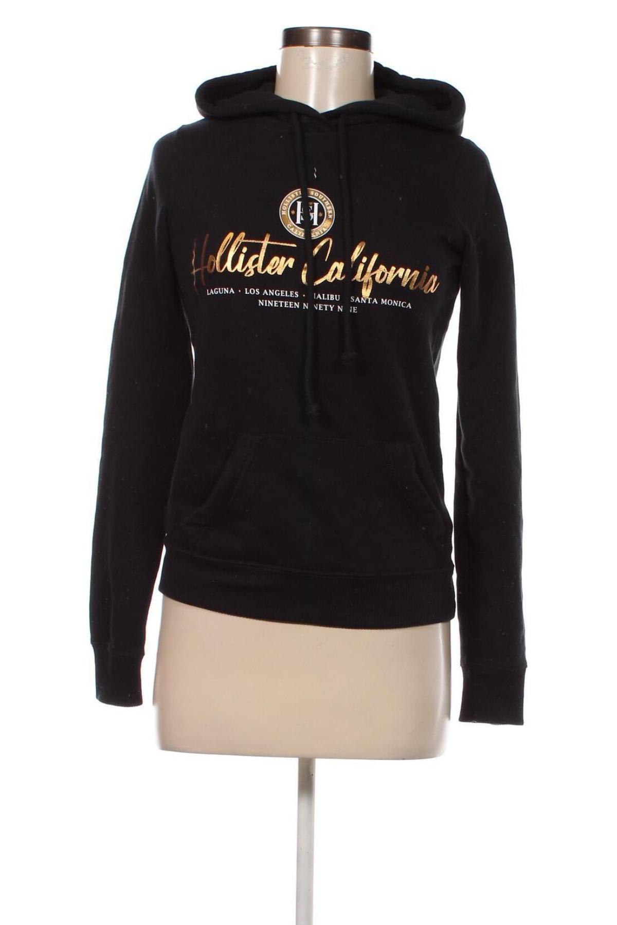 Damen Sweatshirt Hollister, Größe XXS, Farbe Schwarz, Preis € 12,84
