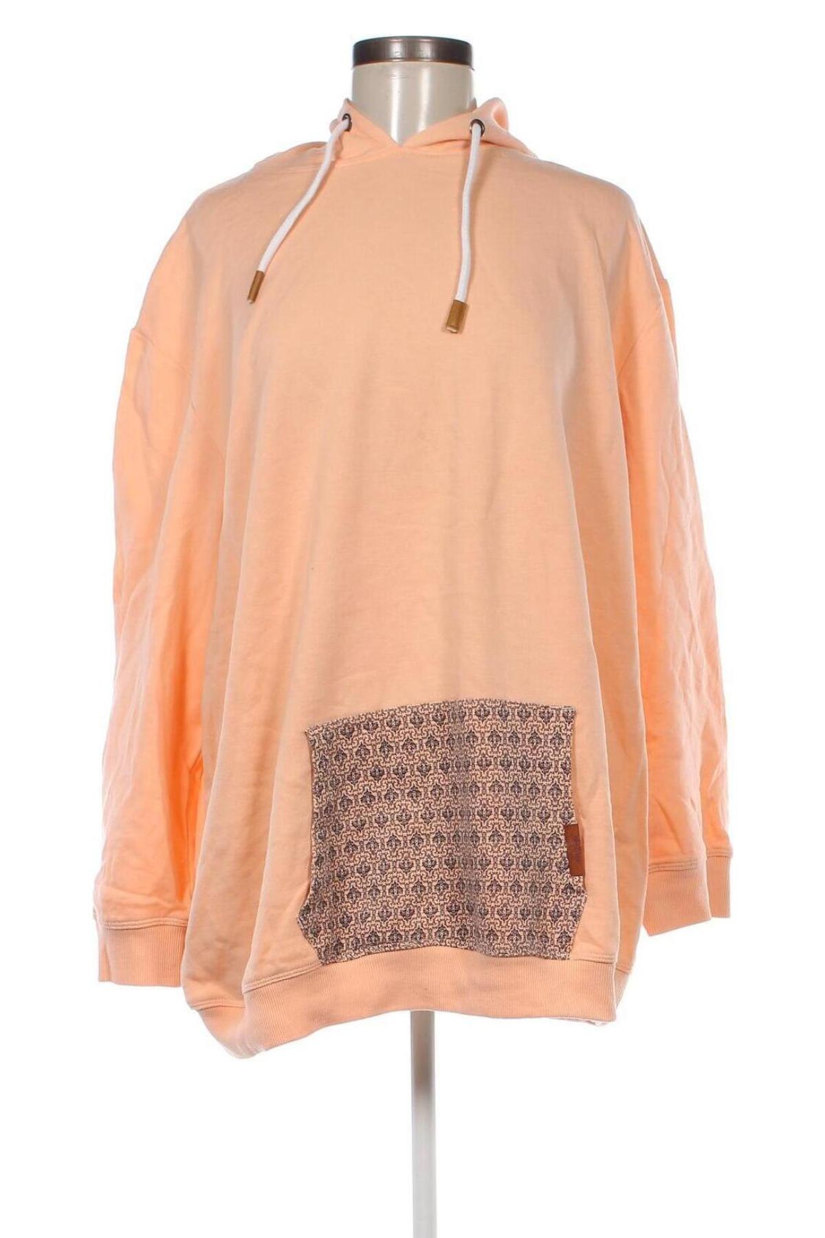 Damen Sweatshirt John Baner, Größe XXL, Farbe Orange, Preis 14,13 €