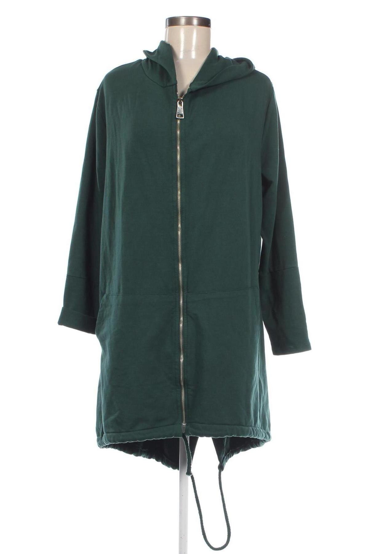 Γυναικείο φούτερ Made In Italy, Μέγεθος M, Χρώμα Πράσινο, Τιμή 15,99 €
