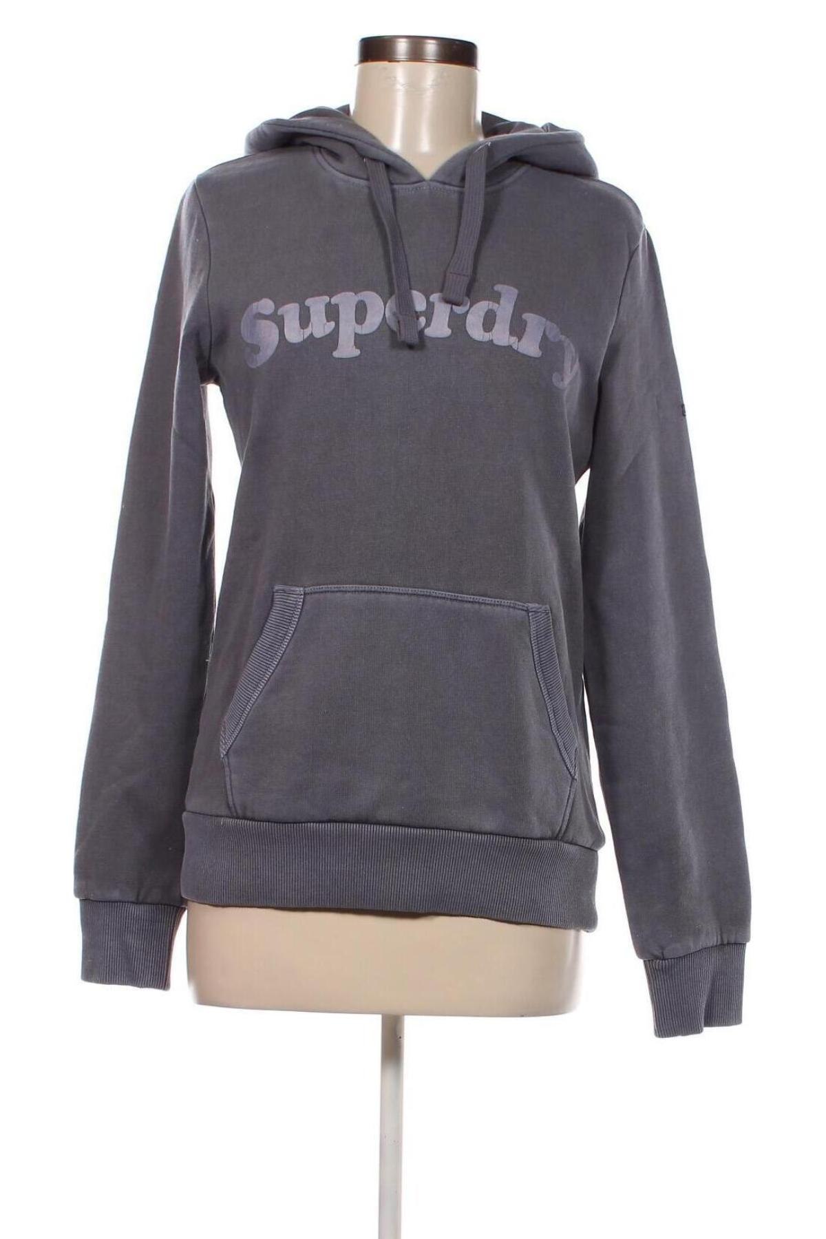 Damen Sweatshirt Superdry, Größe M, Farbe Grau, Preis 27,32 €