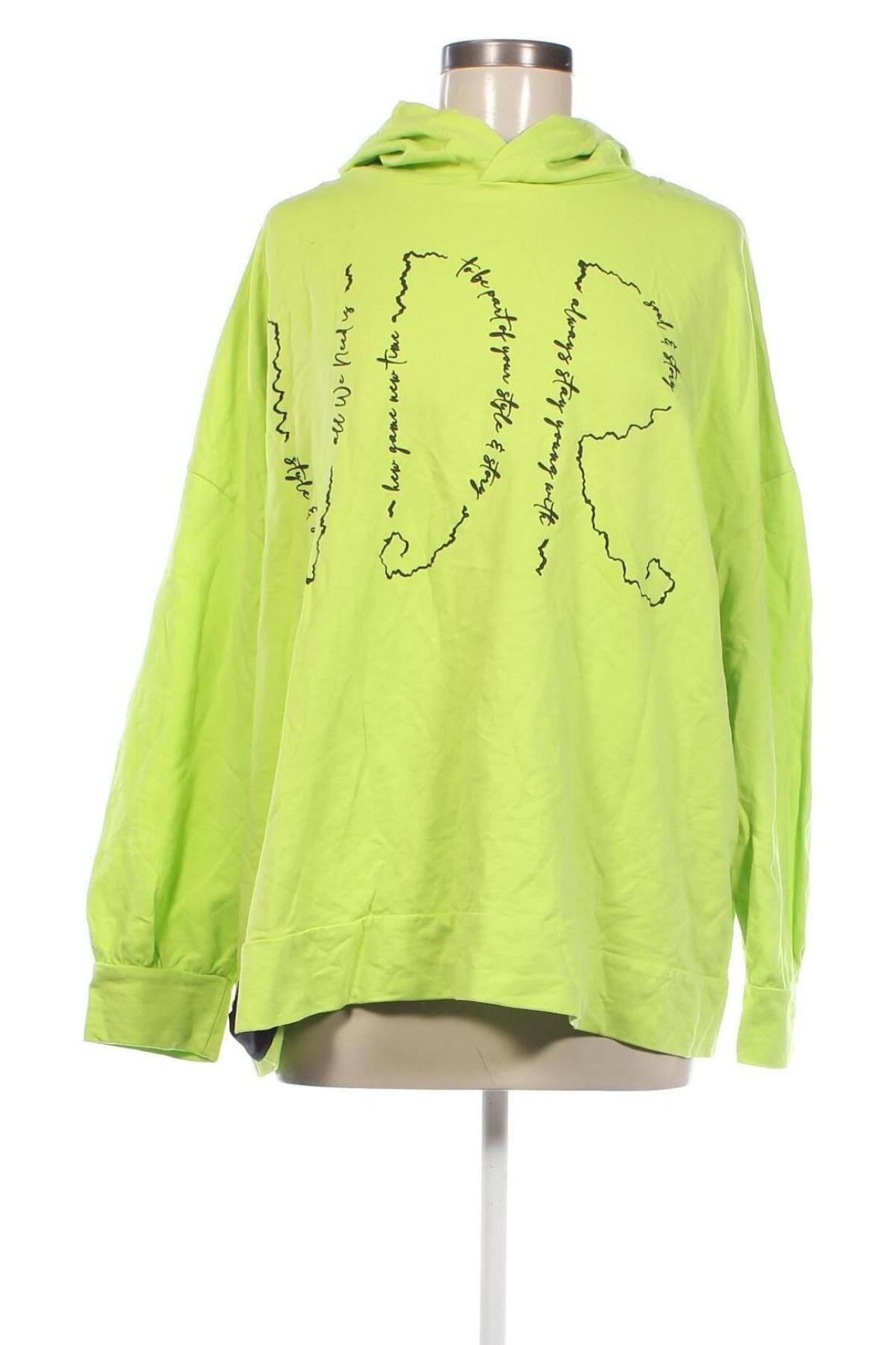 Damen Sweatshirt Via Delle Rose, Größe M, Farbe Grün, Preis € 15,22
