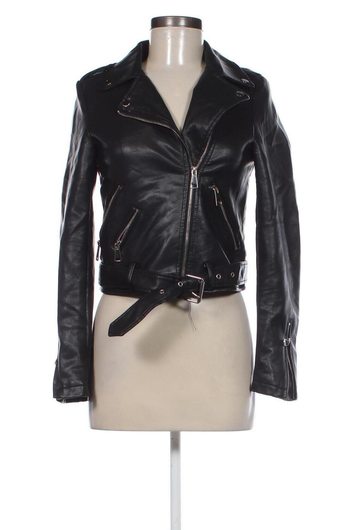 Dámska kožená bunda , Veľkosť S, Farba Čierna, Cena  13,89 €