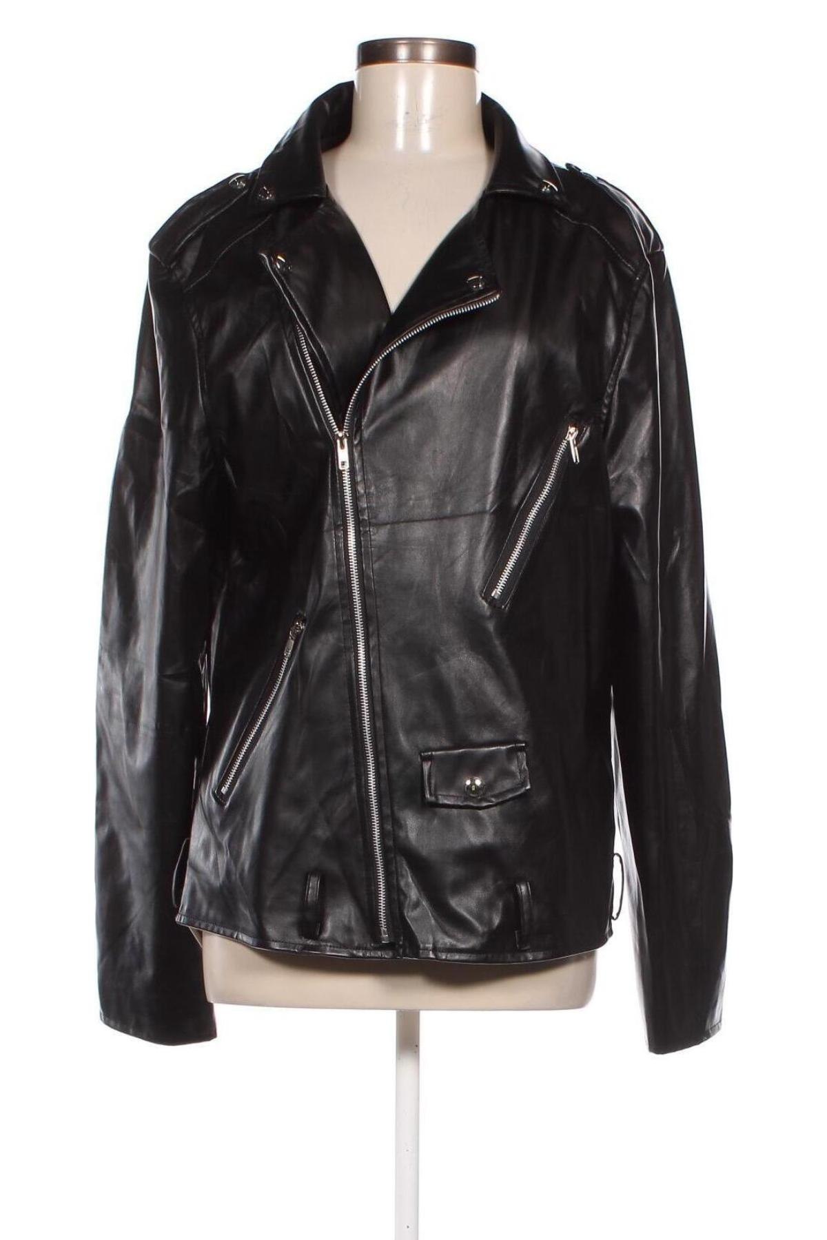 Dámská kožená bunda , Velikost L, Barva Černá, Cena  547,00 Kč