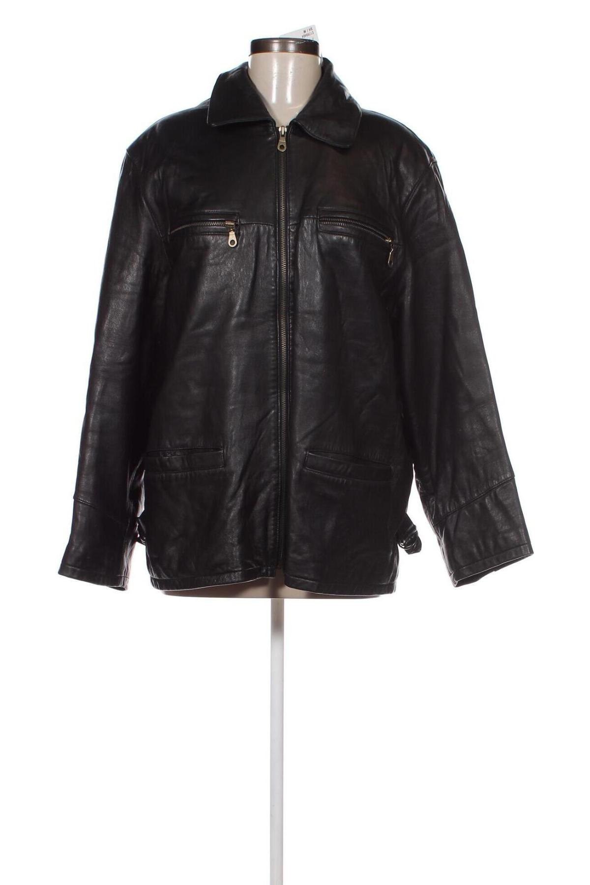 Damen Lederjacke, Größe M, Farbe Schwarz, Preis € 48,40