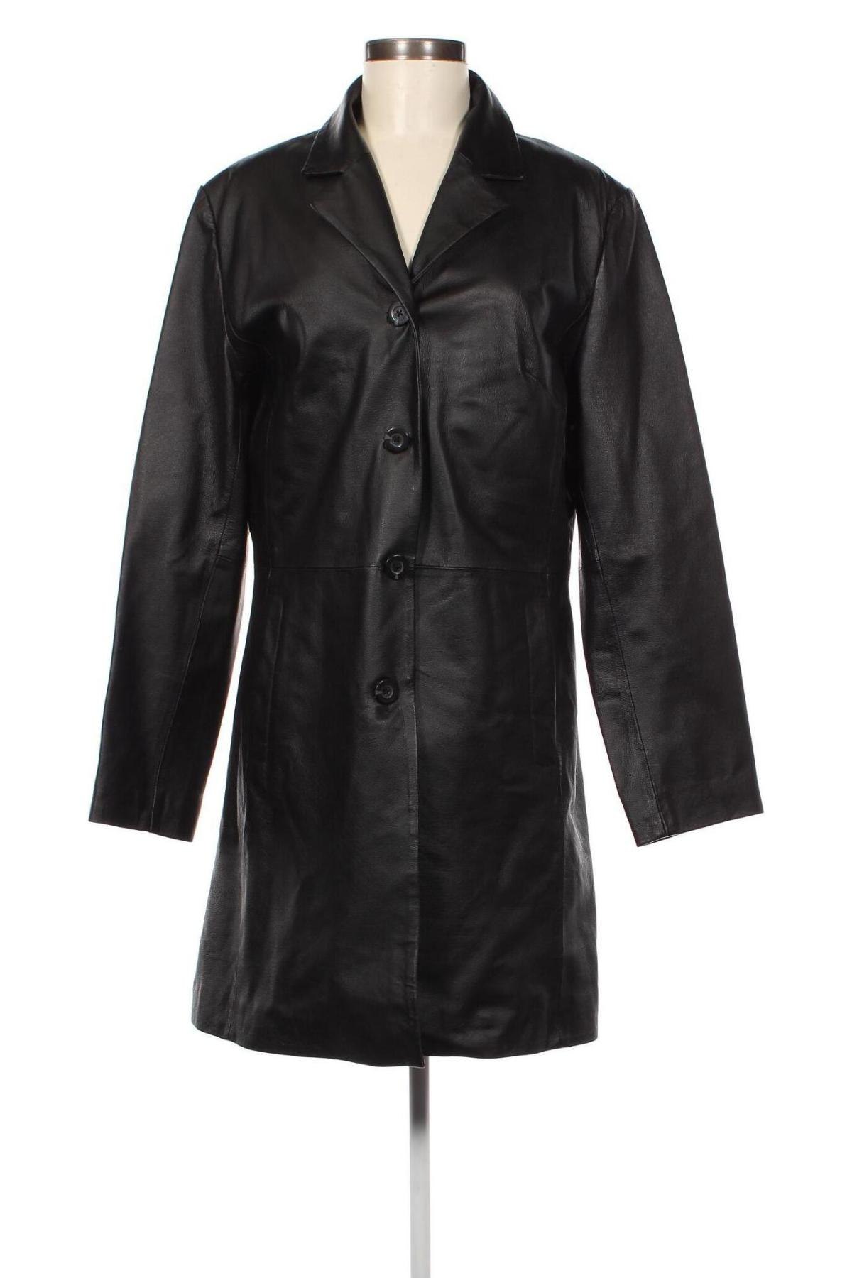 Dámska kožená bunda , Veľkosť L, Farba Čierna, Cena  42,47 €
