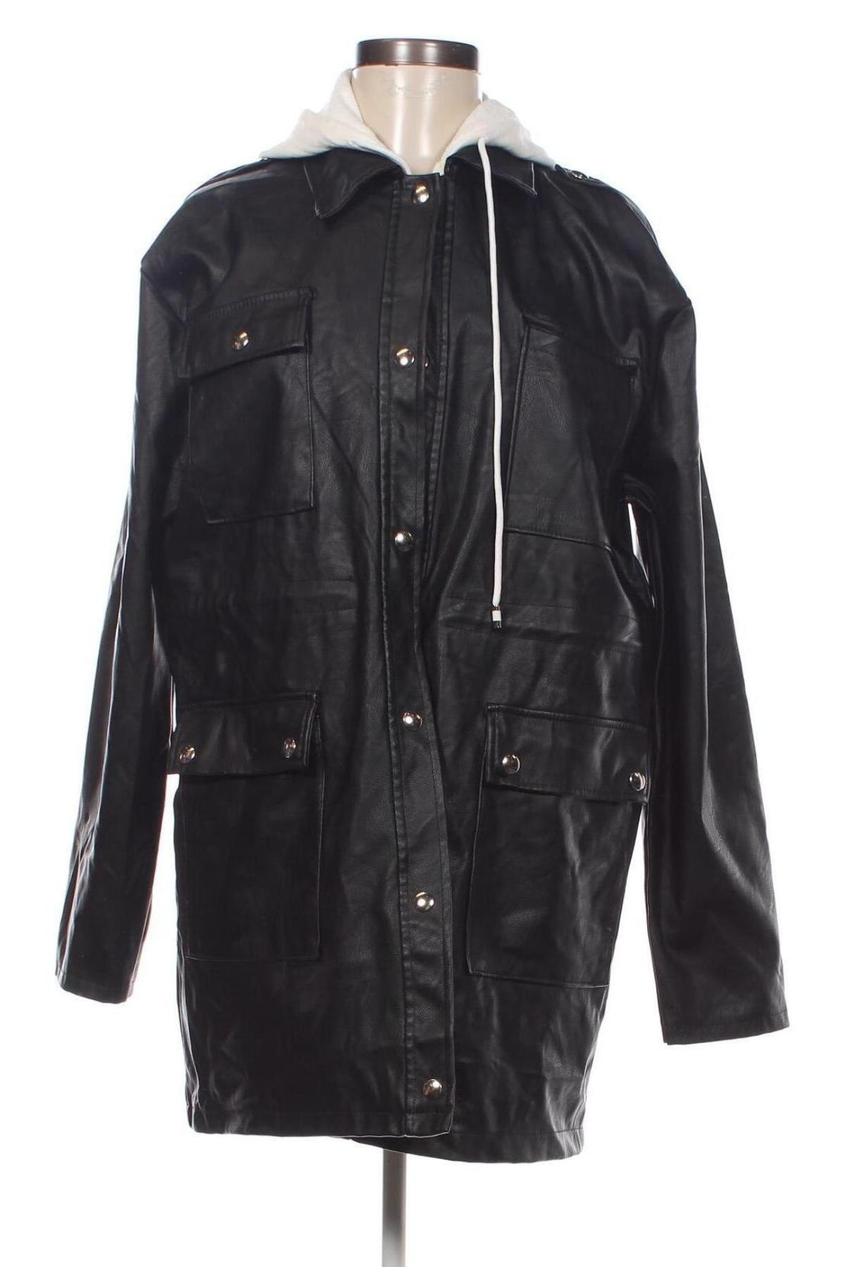 Dámská kožená bunda , Velikost L, Barva Černá, Cena  469,00 Kč