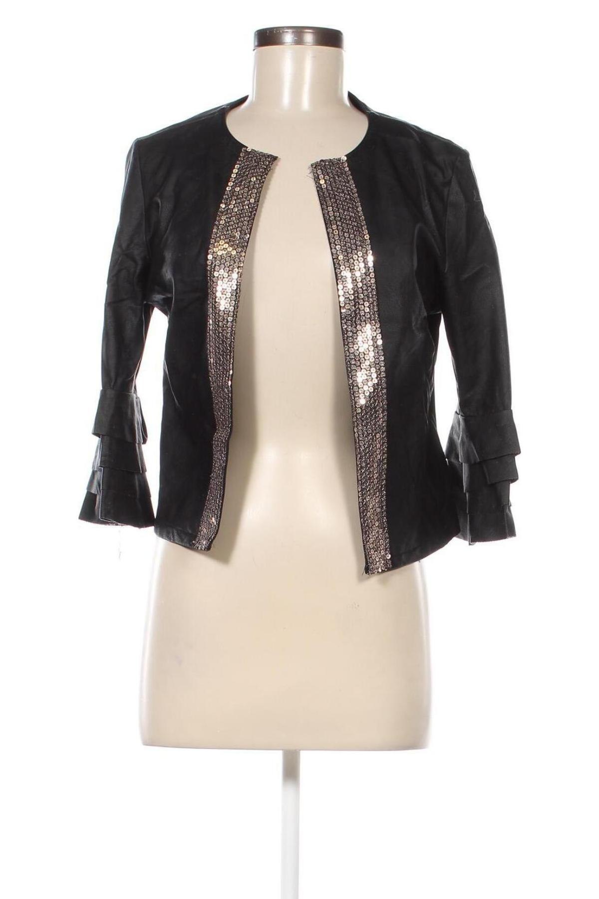 Dámska kožená bunda , Veľkosť M, Farba Čierna, Cena  16,67 €