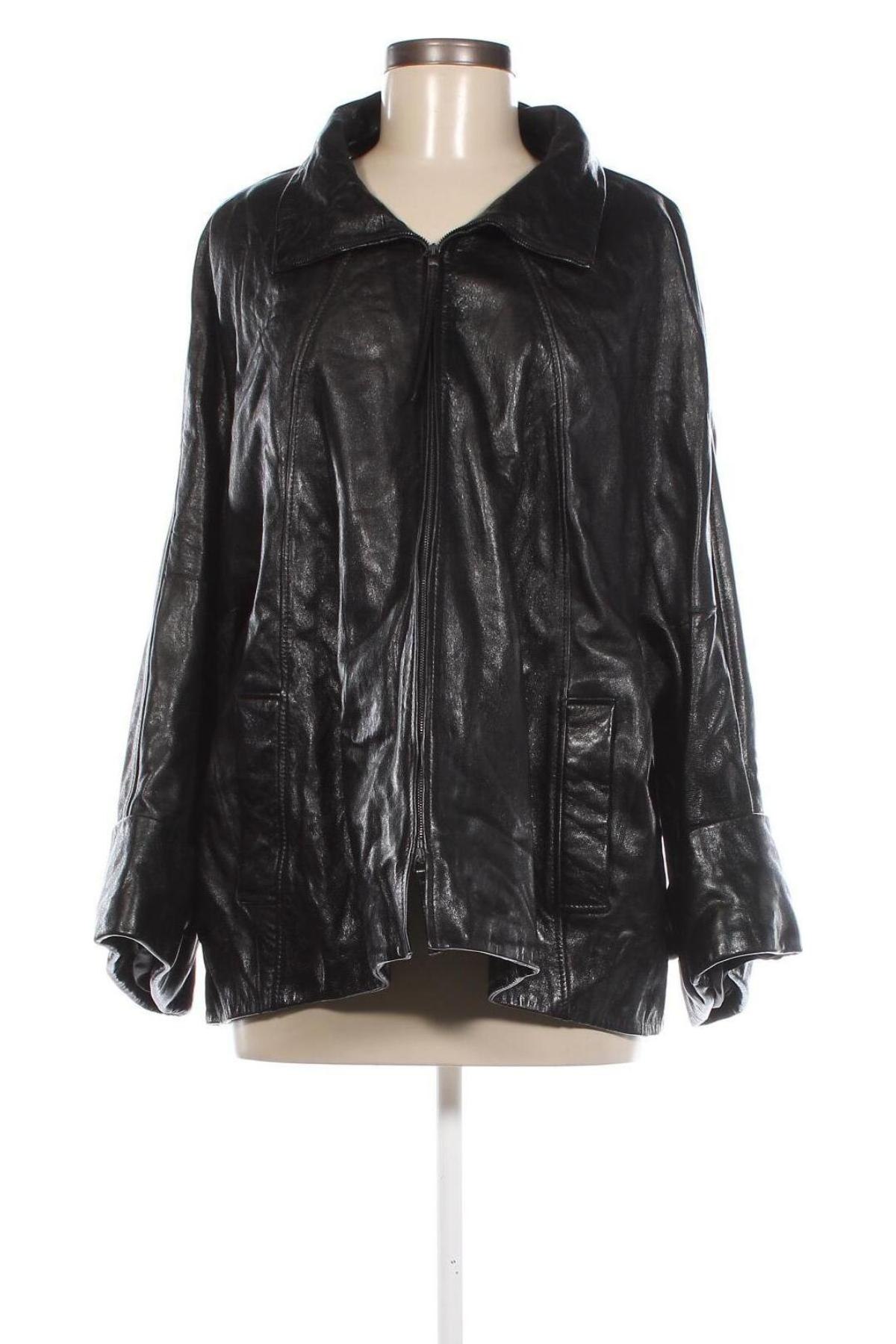 Damen Lederjacke, Größe XL, Farbe Schwarz, Preis 52,12 €