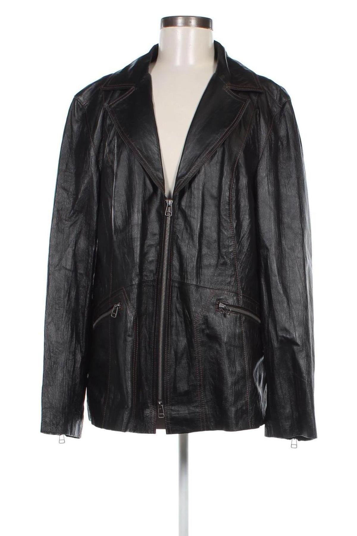 Damen Lederjacke, Größe XXL, Farbe Schwarz, Preis € 67,01