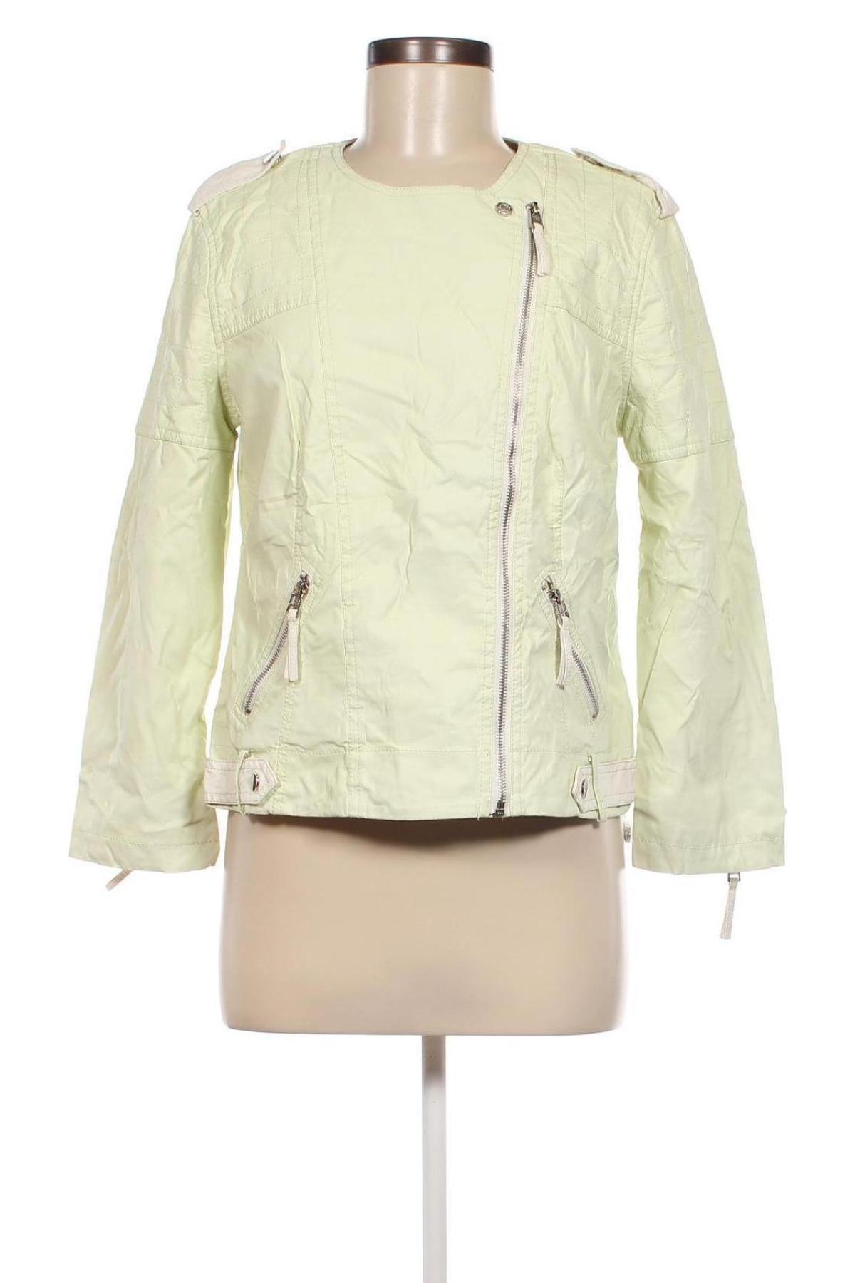 Damen Lederjacke, Größe XL, Farbe Grün, Preis 35,73 €