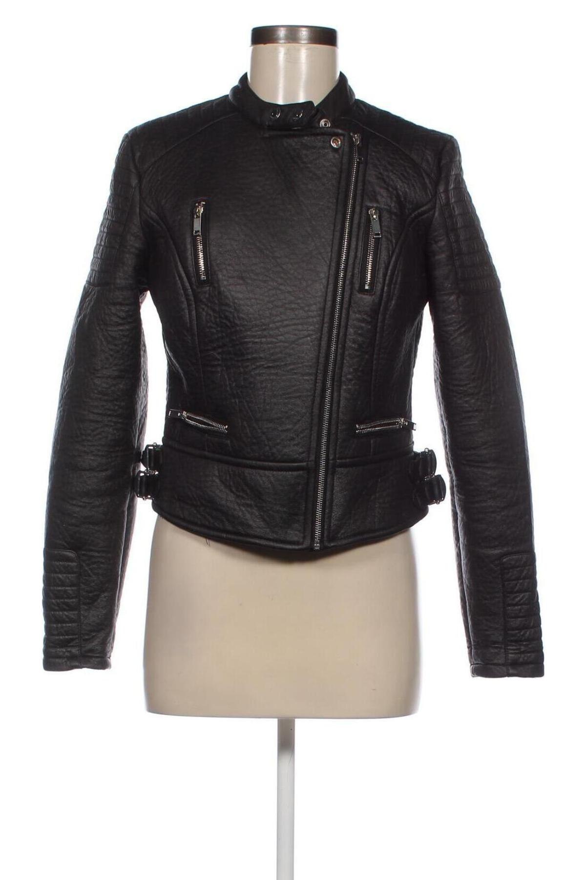 Damen Lederjacke Atmosphere, Größe M, Farbe Schwarz, Preis 34,10 €