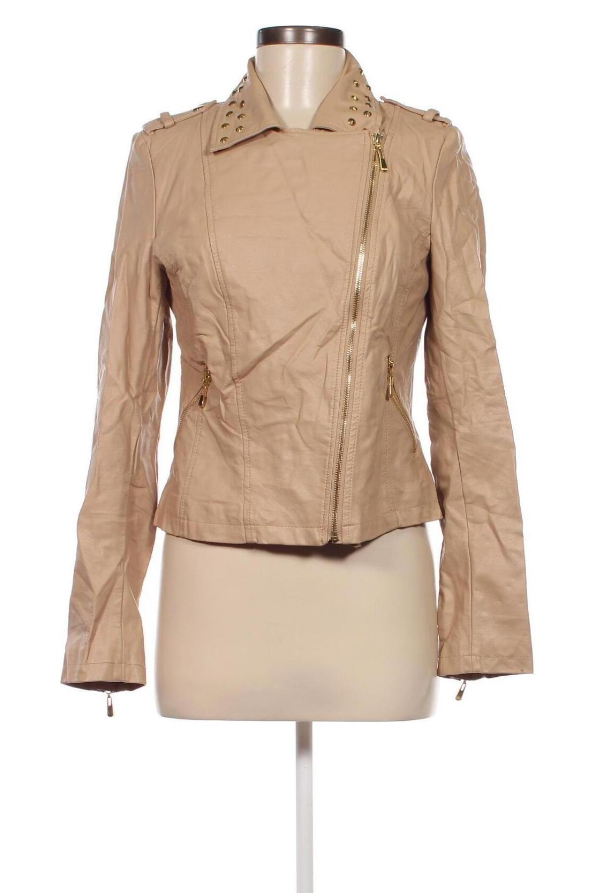 Damen Lederjacke Attentif Paris, Größe XL, Farbe Beige, Preis € 22,17