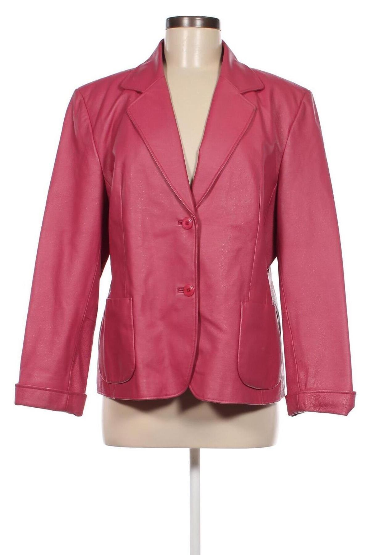 Geacă de piele pentru femei Authentic Clothing Company, Mărime XL, Culoare Roz, Preț 228,78 Lei