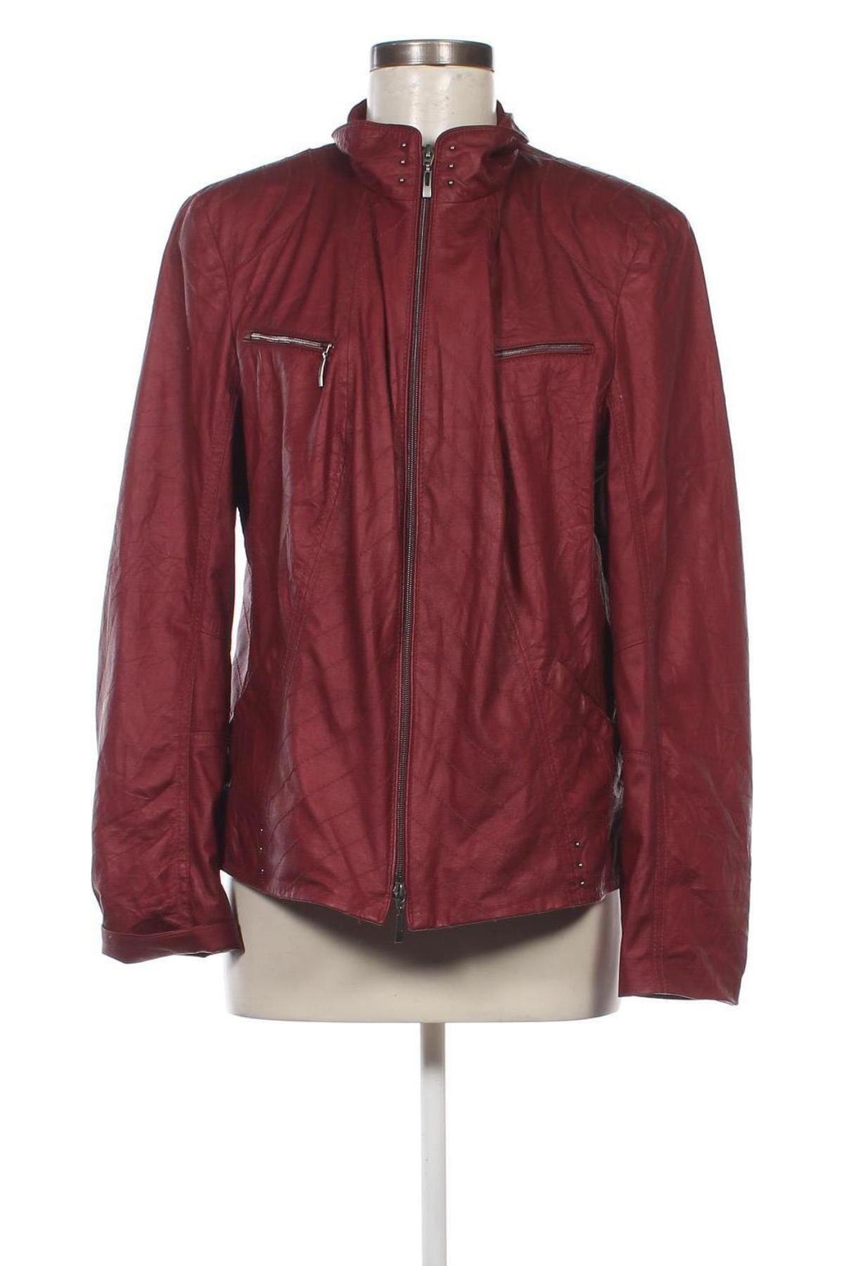 Dámská kožená bunda  Bonita, Velikost XL, Barva Červená, Cena  547,00 Kč