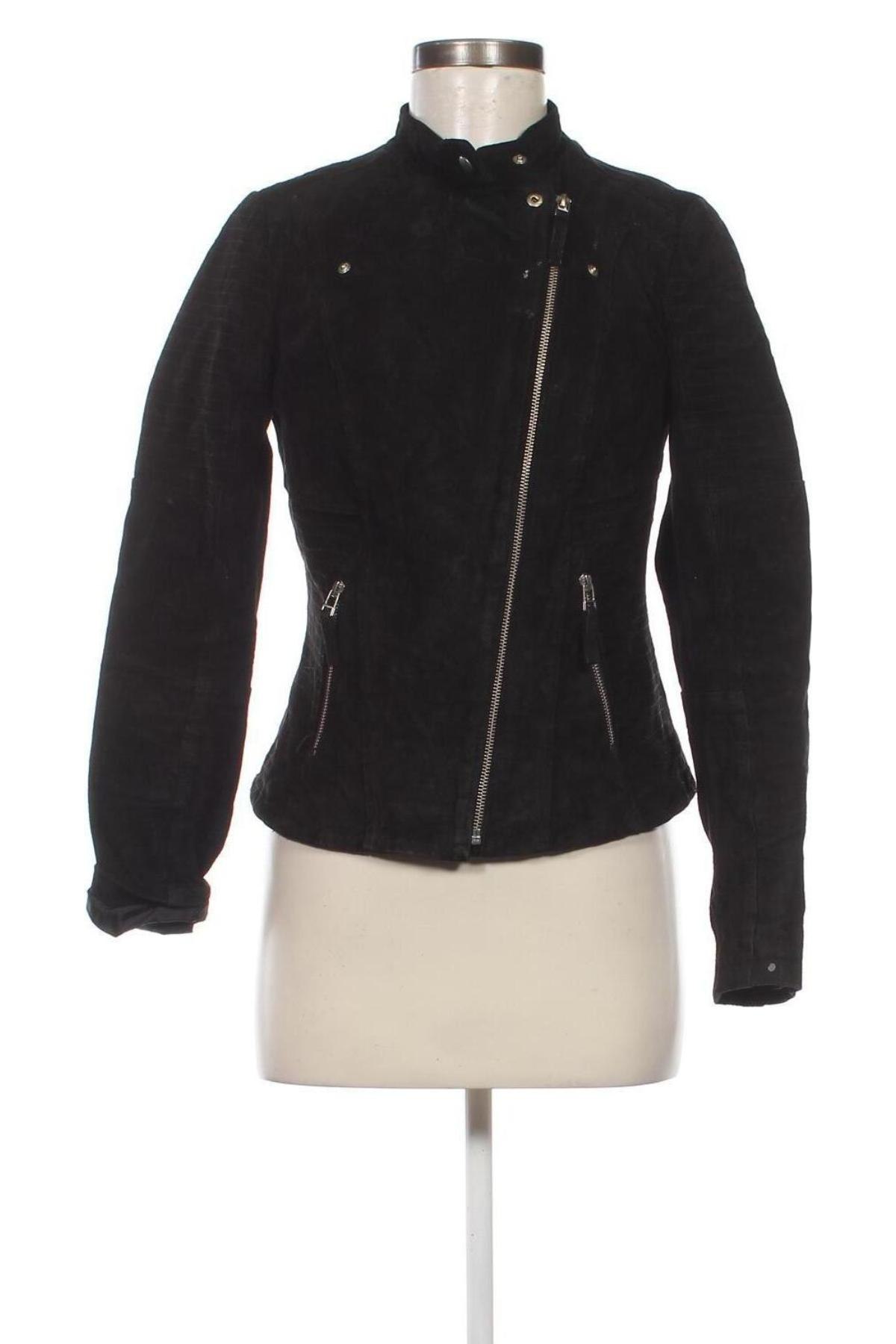 Damen Lederjacke Esmara by Heidi Klum, Größe S, Farbe Schwarz, Preis € 74,46