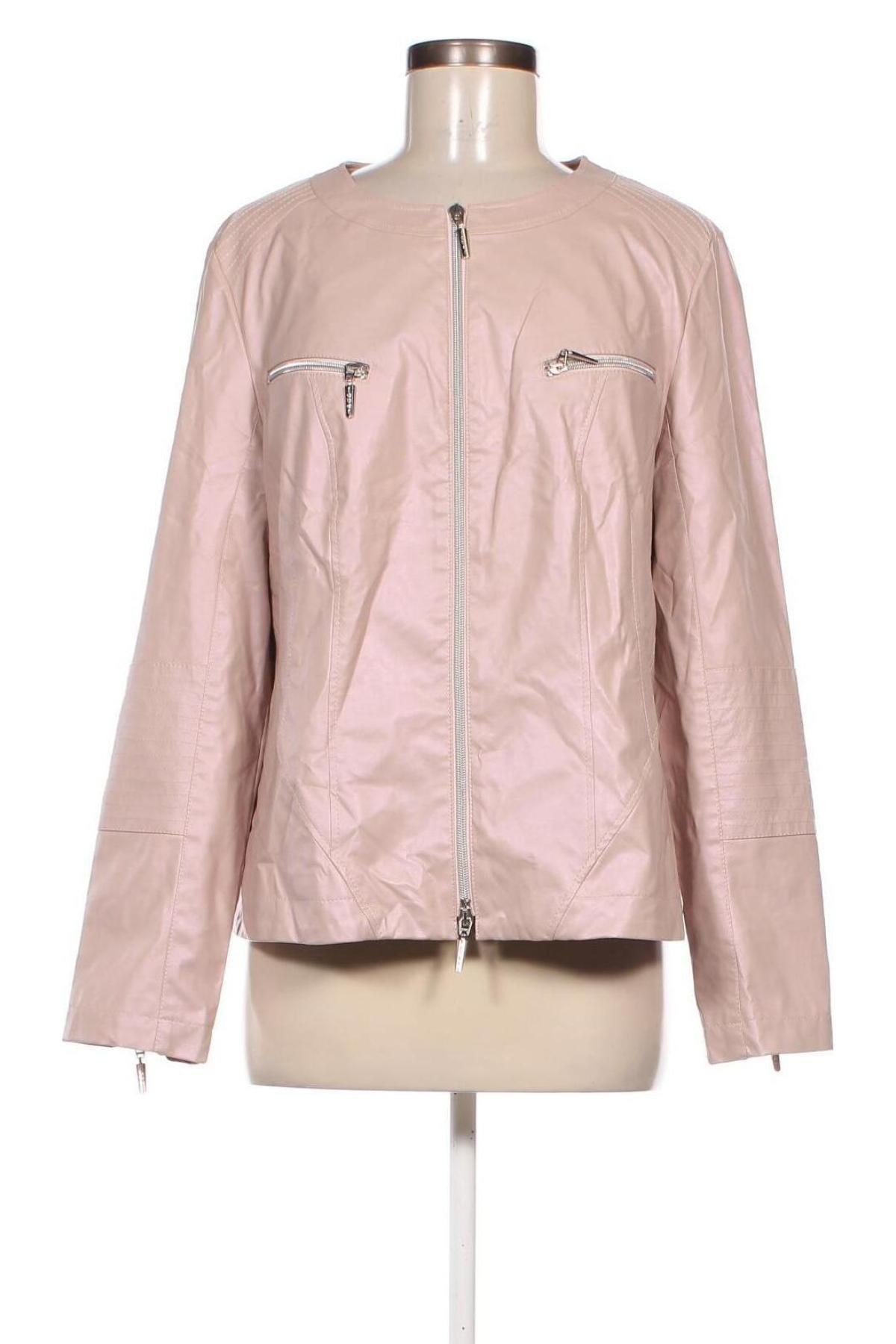 Γυναικείο δερμάτινο μπουφάν Faber, Μέγεθος XL, Χρώμα Ρόζ , Τιμή 21,22 €