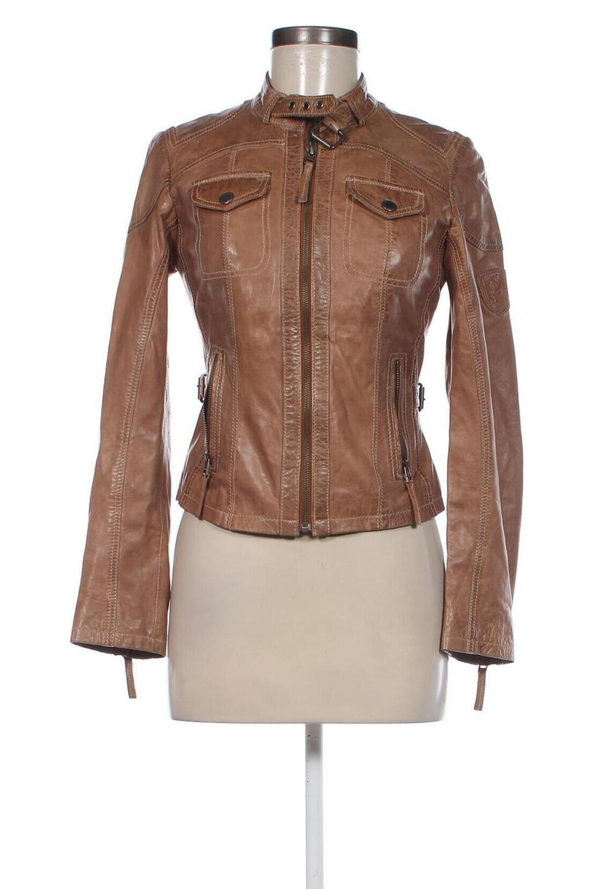 Dámska kožená bunda  Gipsy, Veľkosť XS, Farba Béžová, Cena  57,66 €