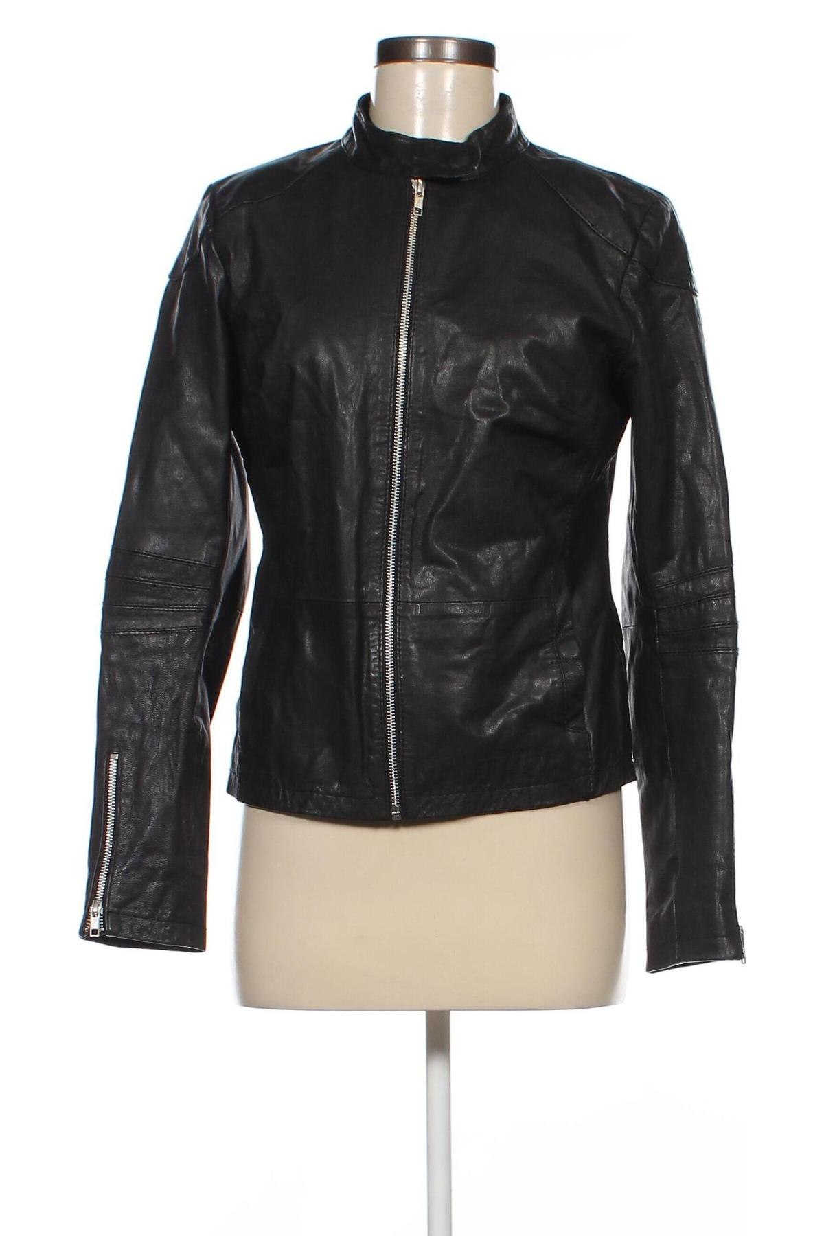 Dámska kožená bunda  Hema, Veľkosť M, Farba Čierna, Cena  36,40 €