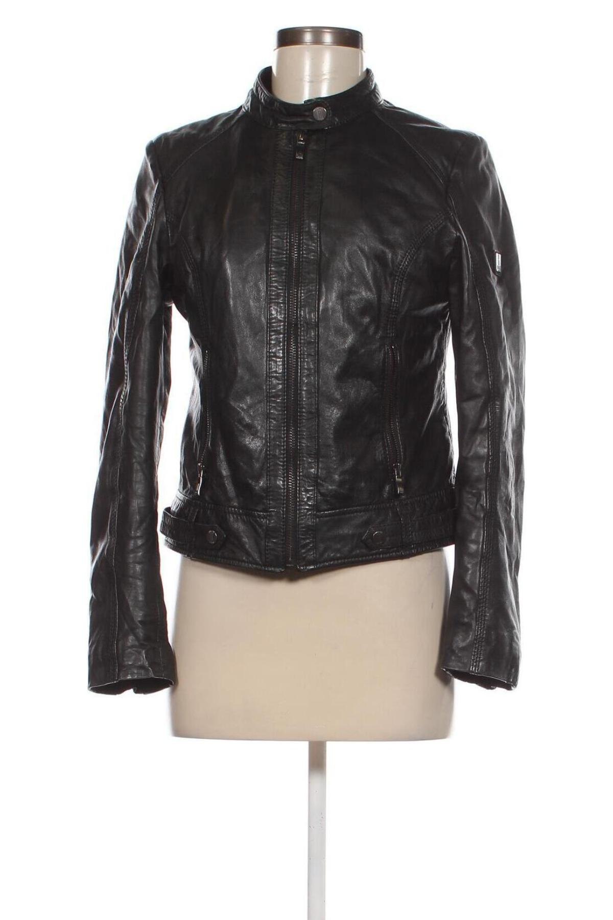 Dámska kožená bunda  Hucke, Veľkosť S, Farba Čierna, Cena  36,49 €