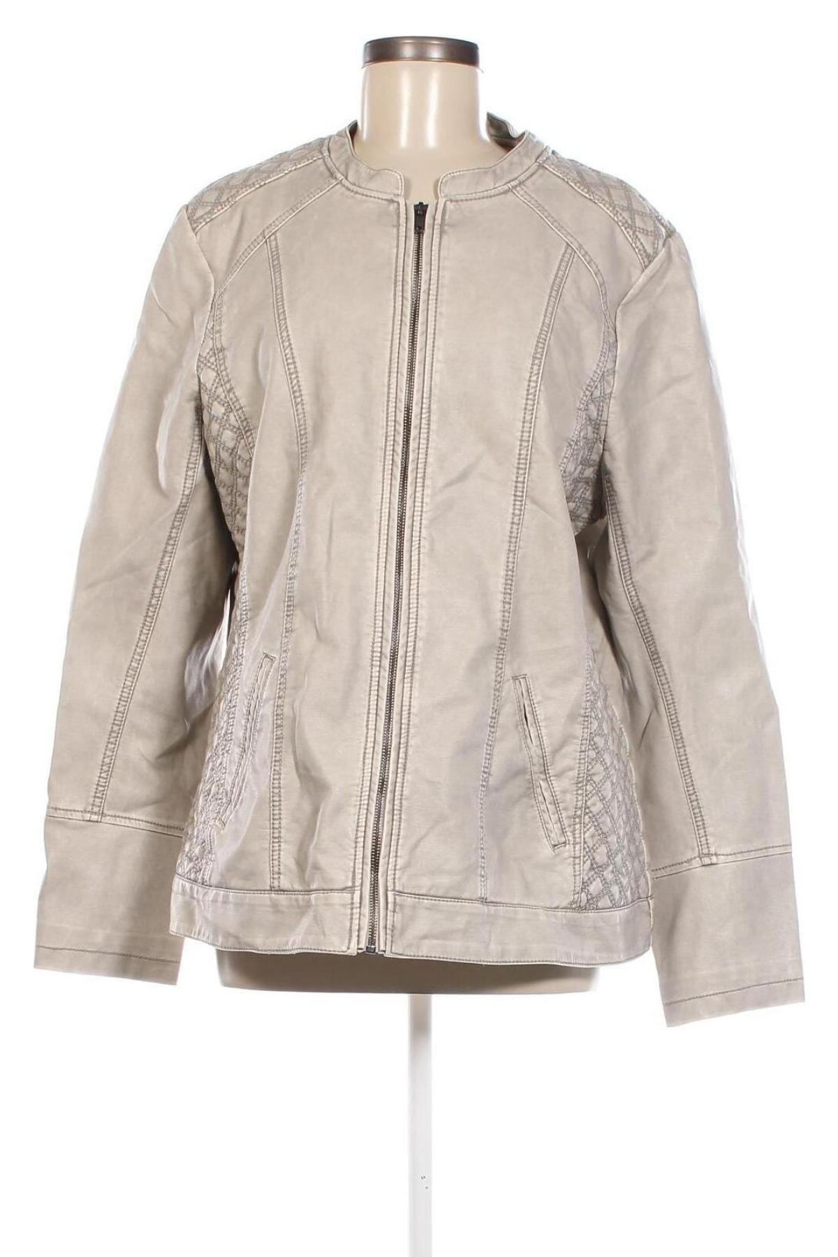 Damen Lederjacke Janina, Größe XL, Farbe Beige, Preis 22,17 €