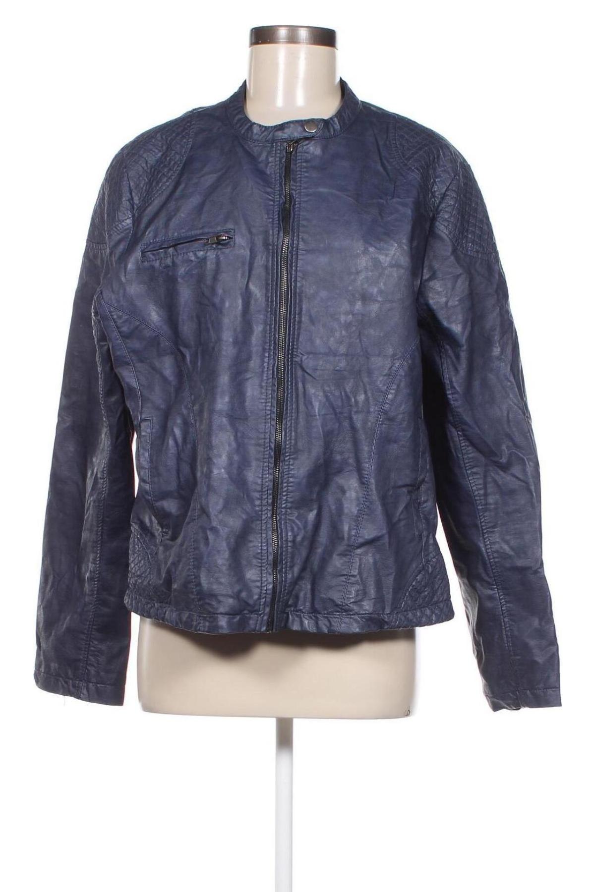 Damen Lederjacke Janina, Größe XL, Farbe Blau, Preis € 22,17