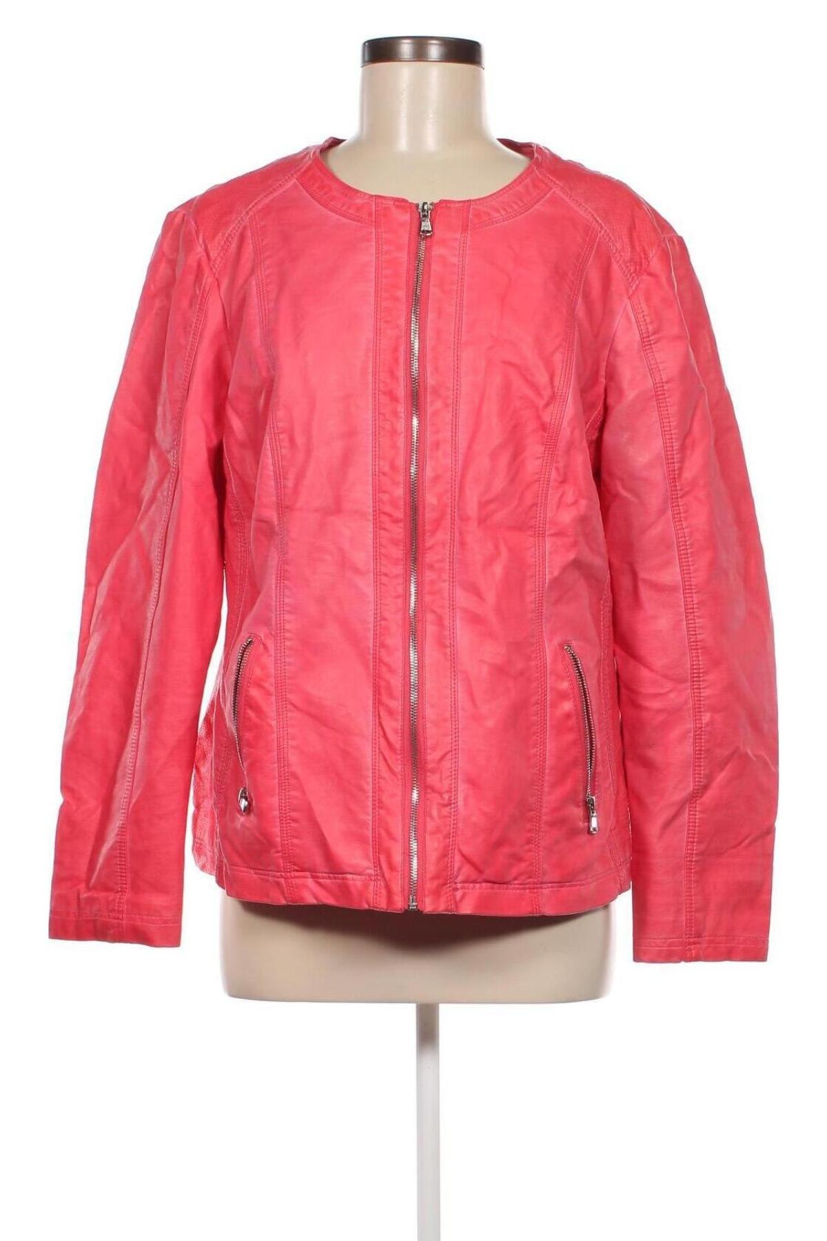 Damen Lederjacke Mainpol, Größe XL, Farbe Rosa, Preis 20,99 €