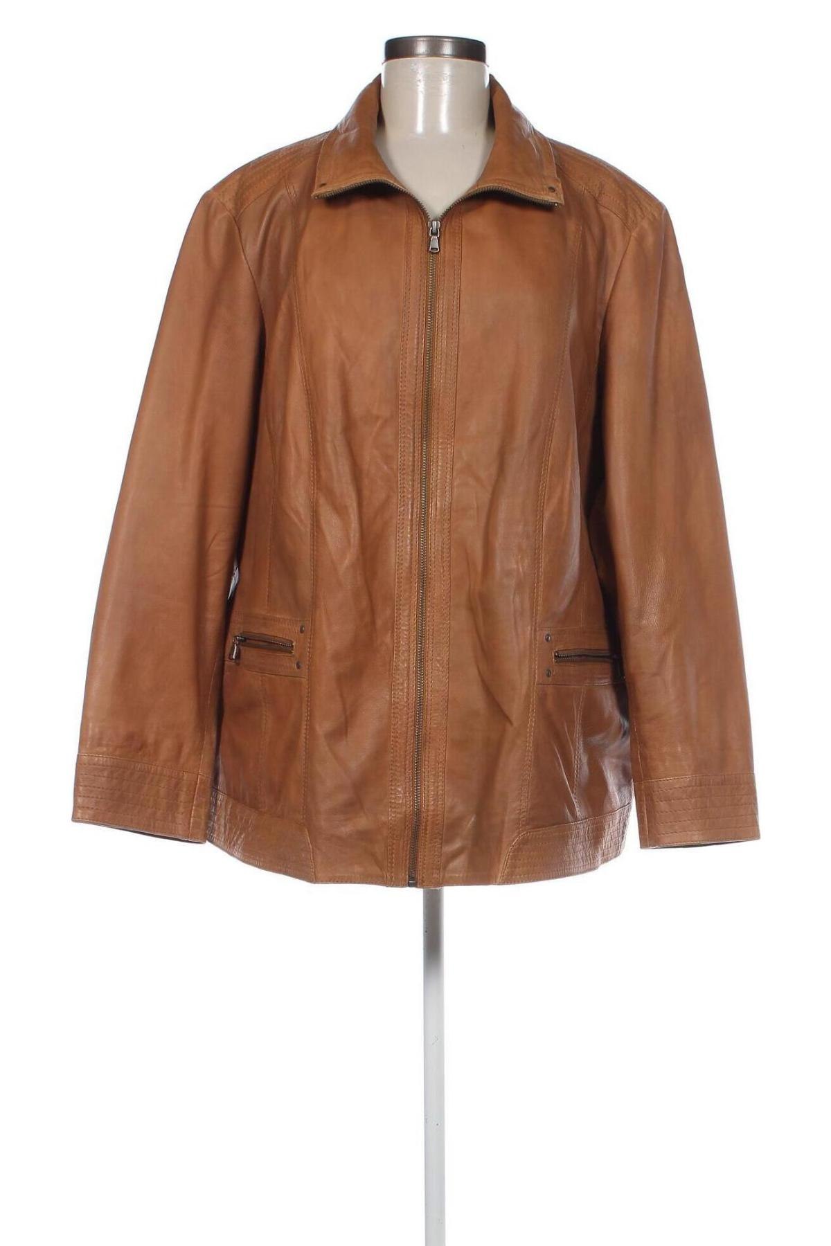 Dámska kožená bunda  Mona, Veľkosť XXL, Farba Béžová, Cena  72,97 €
