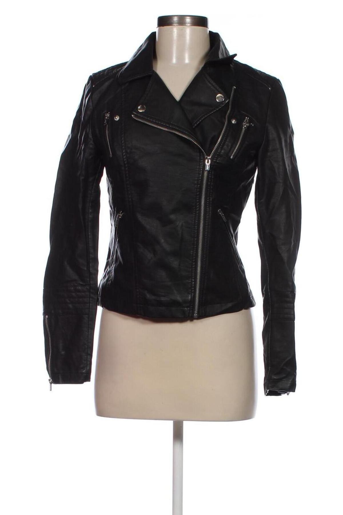 Damen Lederjacke ONLY, Größe S, Farbe Schwarz, Preis € 15,41