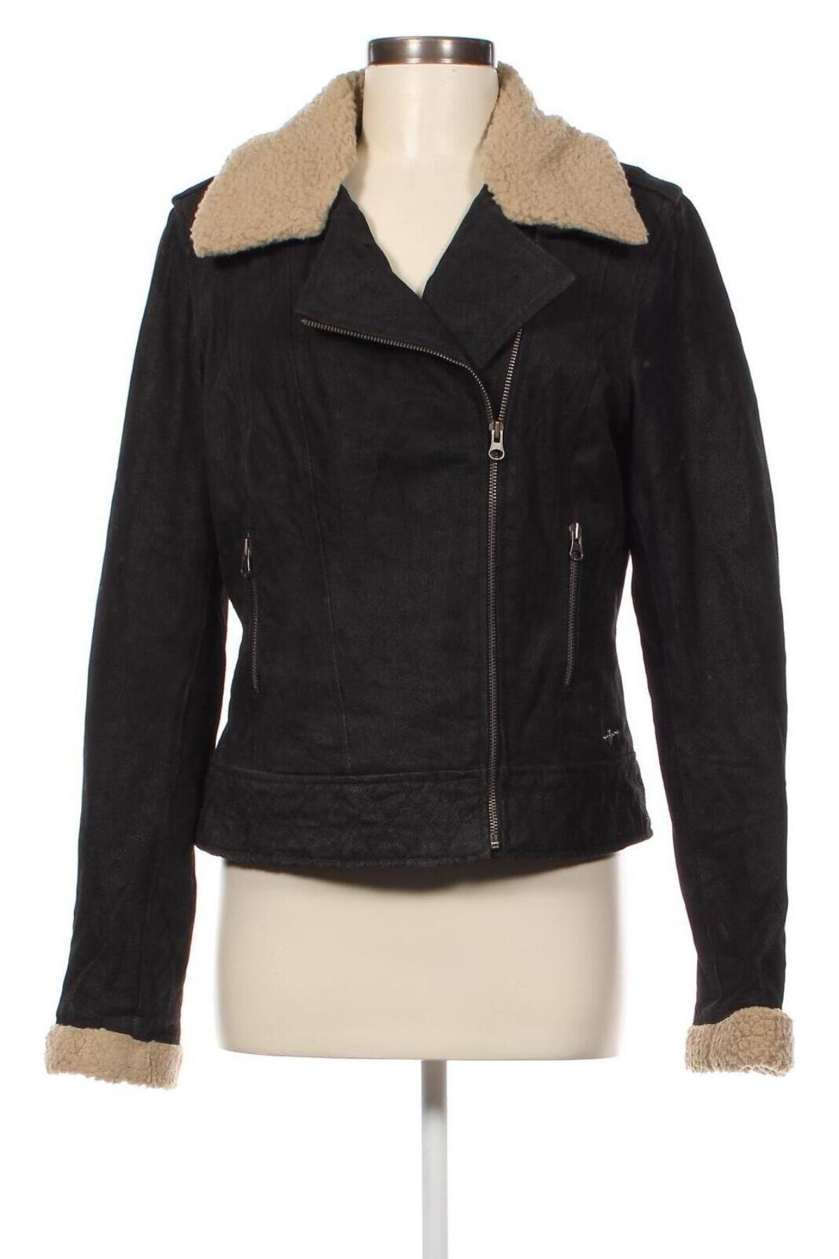 Damen Lederjacke ONLY, Größe M, Farbe Schwarz, Preis € 40,25