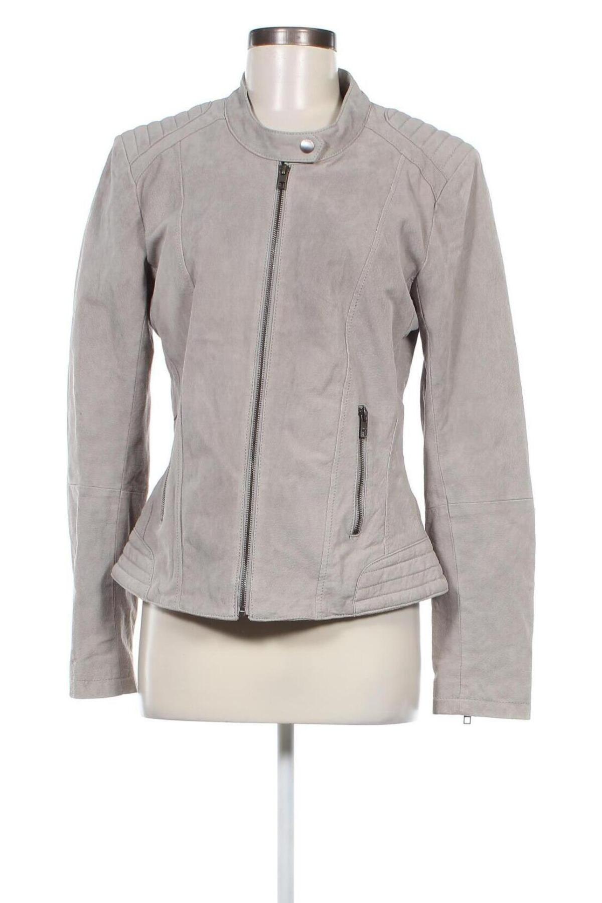 Damen Lederjacke ONLY, Größe XL, Farbe Grau, Preis 43,35 €