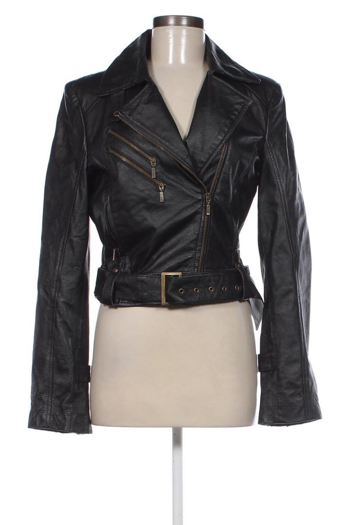 Dámska kožená bunda  Philip Russel, Veľkosť L, Farba Čierna, Cena  43,38 €