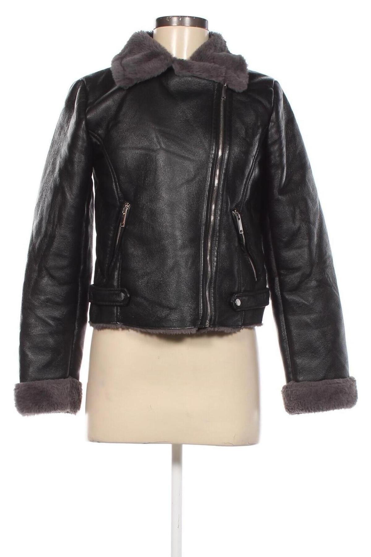 Dámská kožená bunda  Reserved, Velikost S, Barva Černá, Cena  547,00 Kč